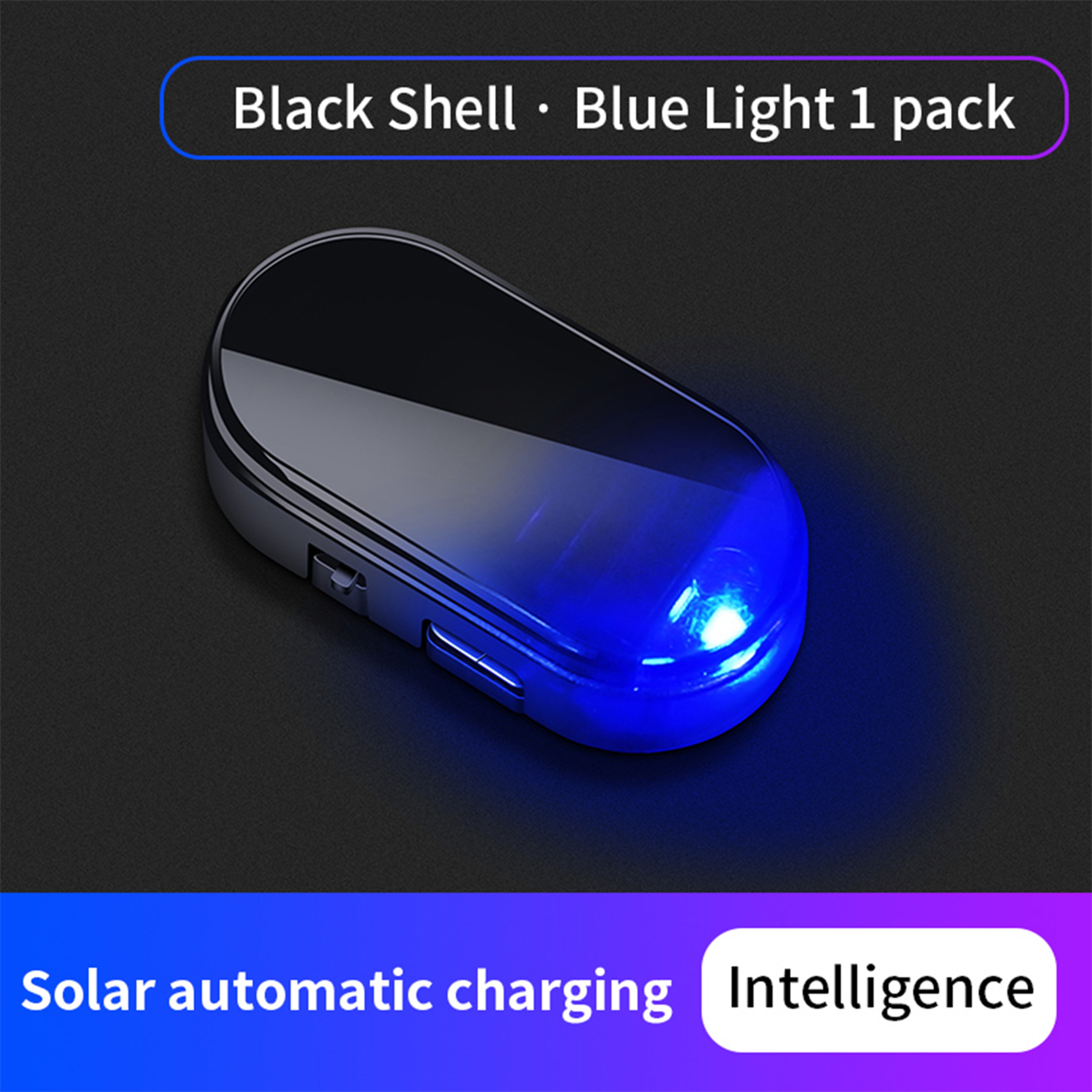 Solar Dummy Alarm Light for Cars, Wireless Fake Security LED Flashing Anti-Theft Lamp – view 7
