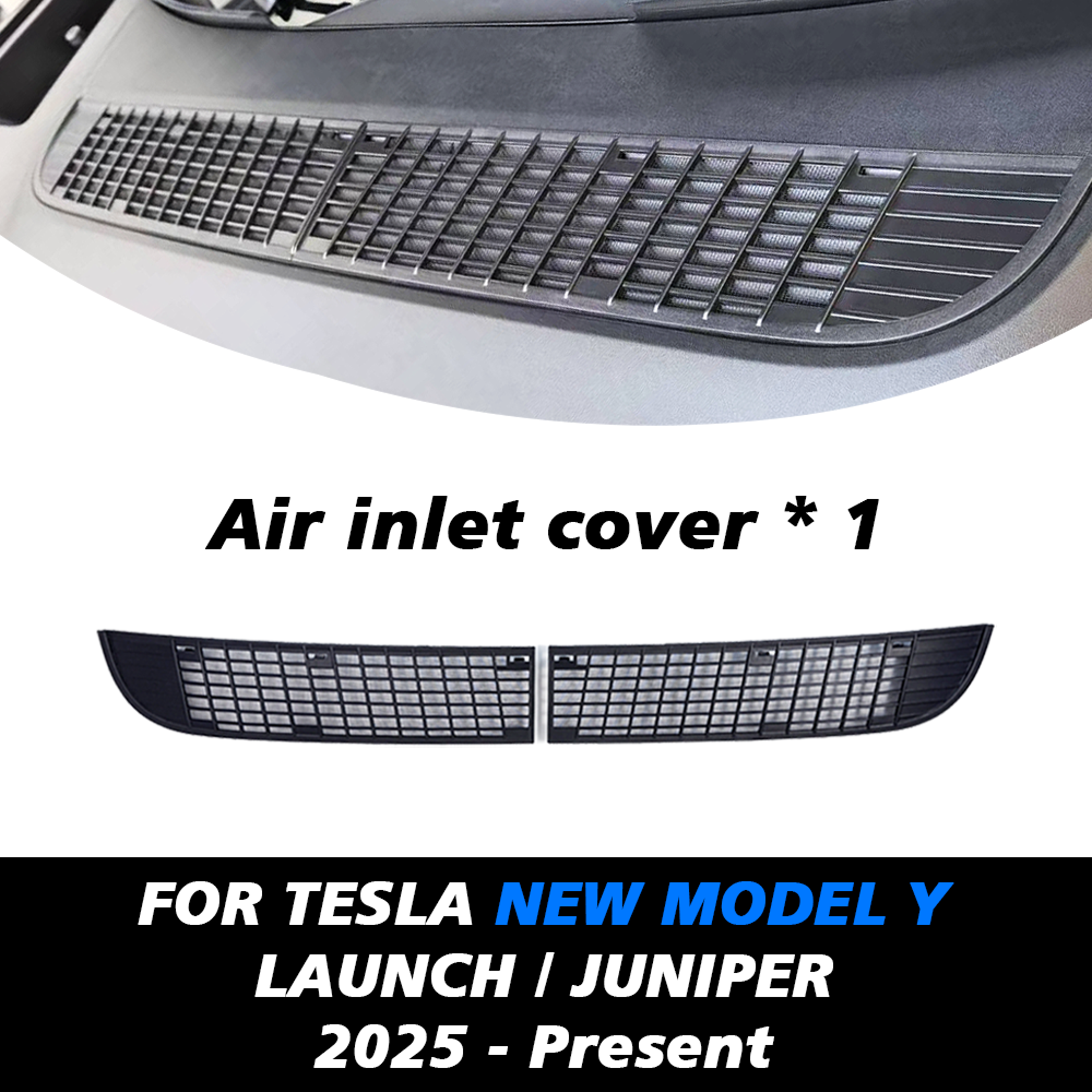 Air Conditioner Inlet Net For Tesla Model Y Launch Juniper Dust Proof Anti Insect Cover 2