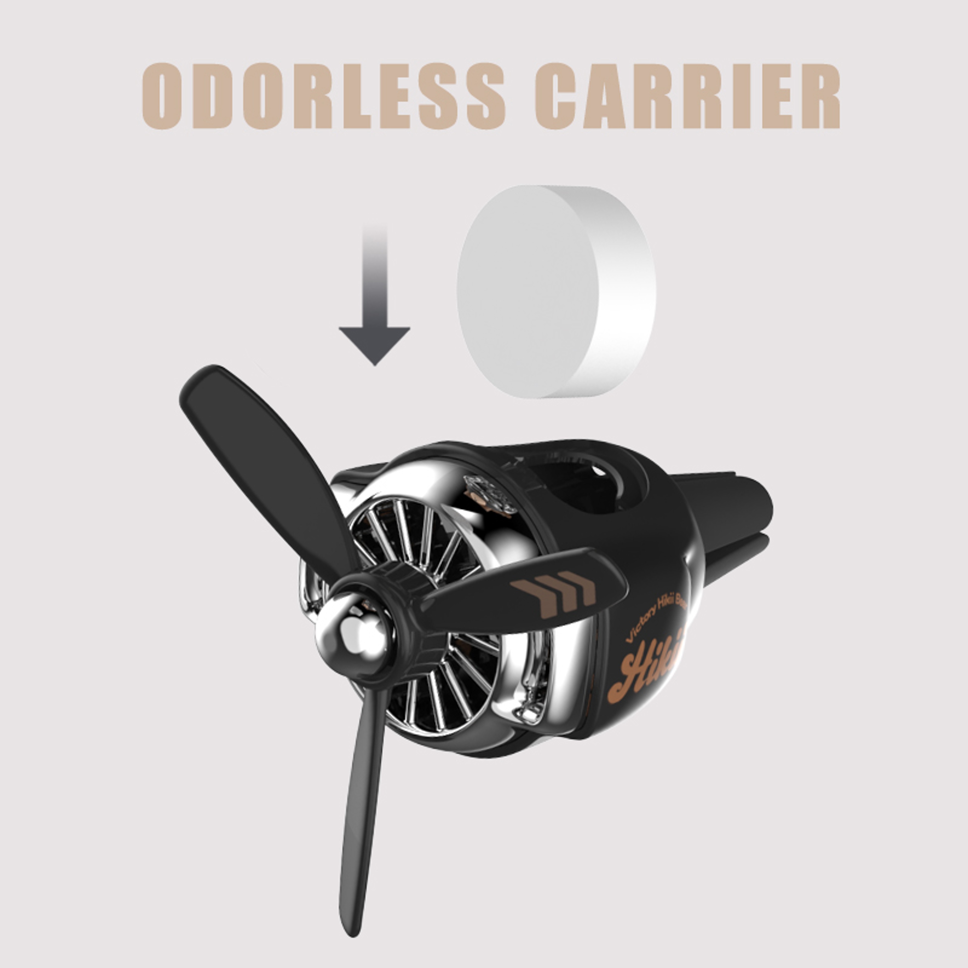 Car Air Freshener Accessories DIY Odorless Perfume Pilot Bear Decoration Plane Aroma Vent Clip Frag 3