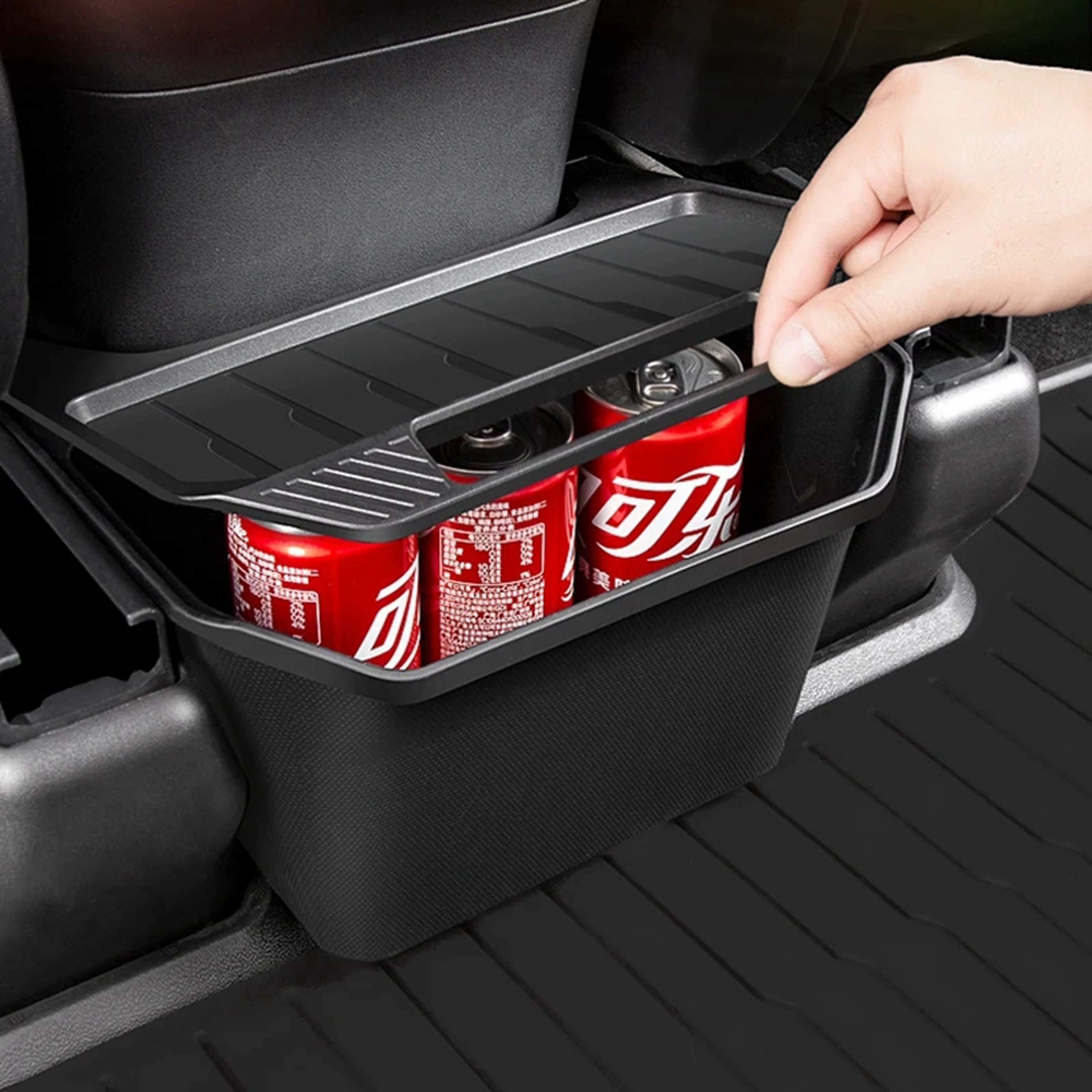 Juniper Organizer Rear Seat Storage Box Backseat Trash Can Center Console Bins Car Garbage Accessor 0
