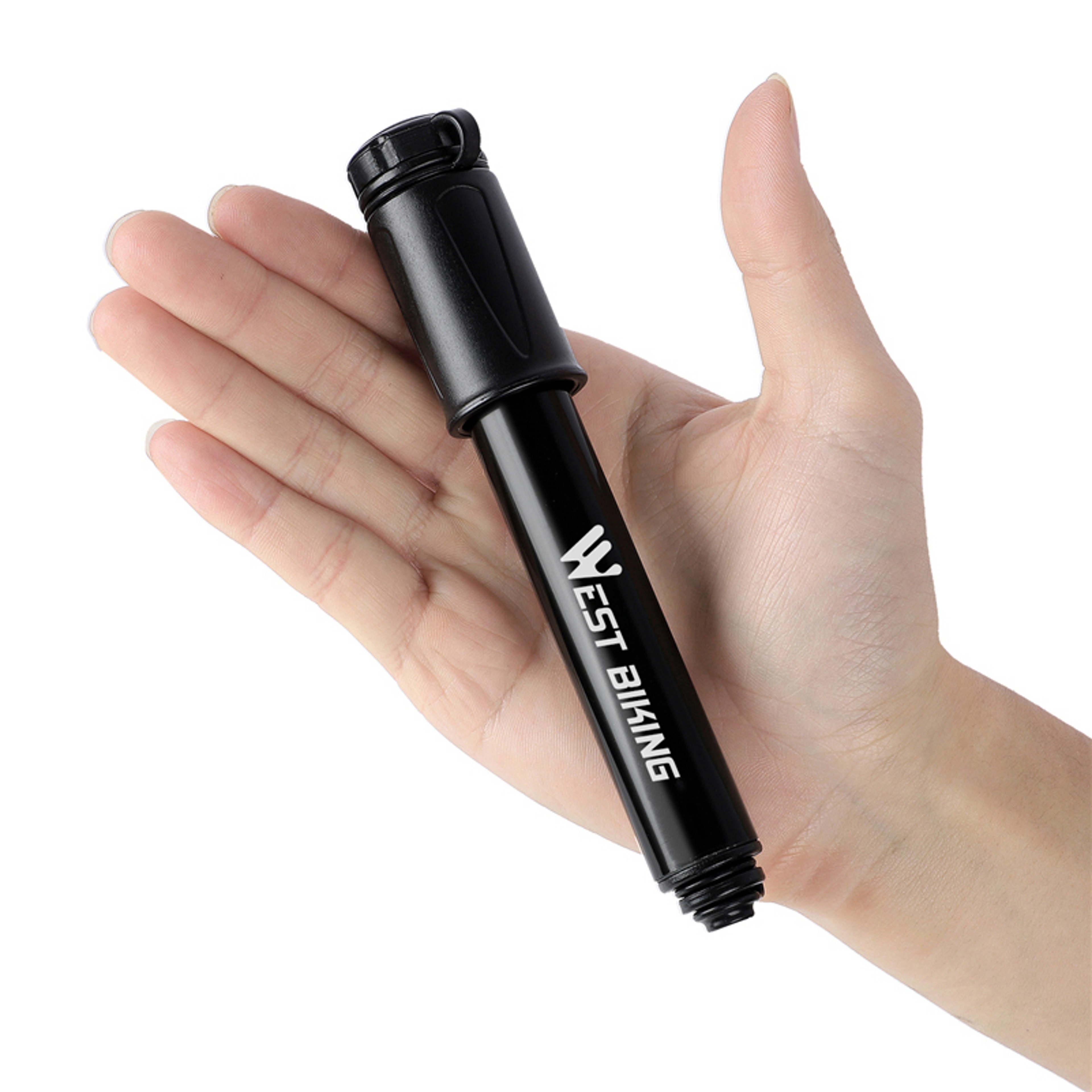 Aluminum Alloy Mini Bike Pump Bicycle Hand Air Pump For MTB And Road Cycling Tire Inflator 6