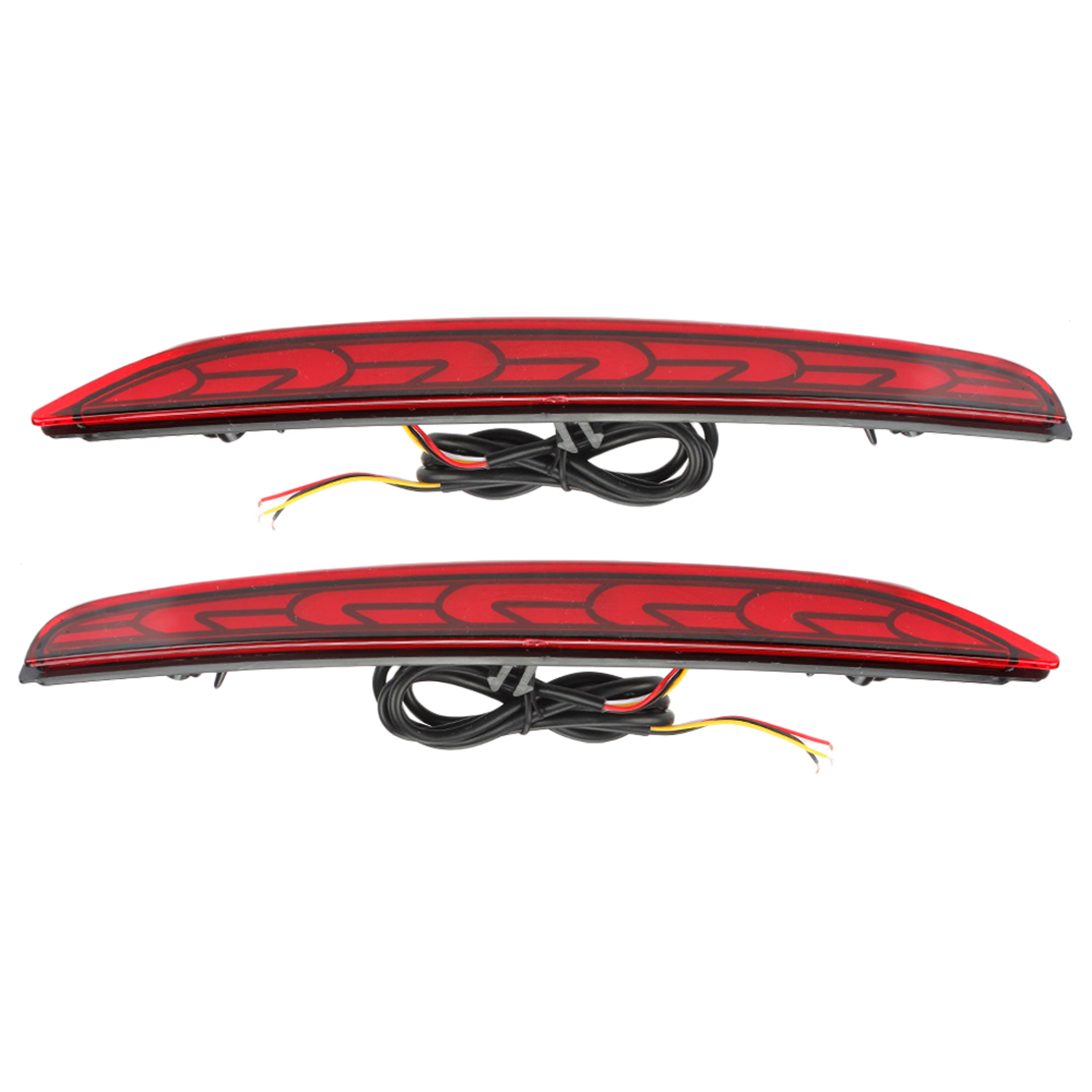Hyundai Grand  Xcent LED Rear Bumper Reflector Lights Brake Lamp Pair 0