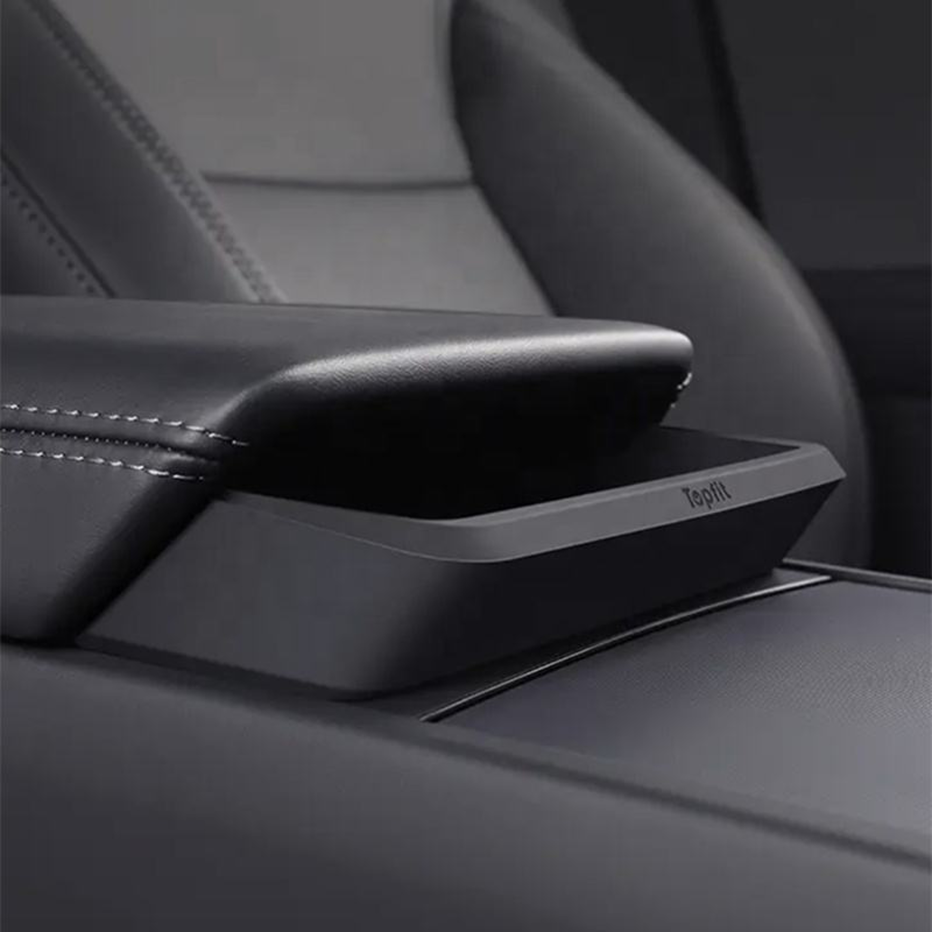 Tesla Model Y Center Console Organizer Armrest Storage Tray with Eyeglasses Holder for Model Highland – view 1