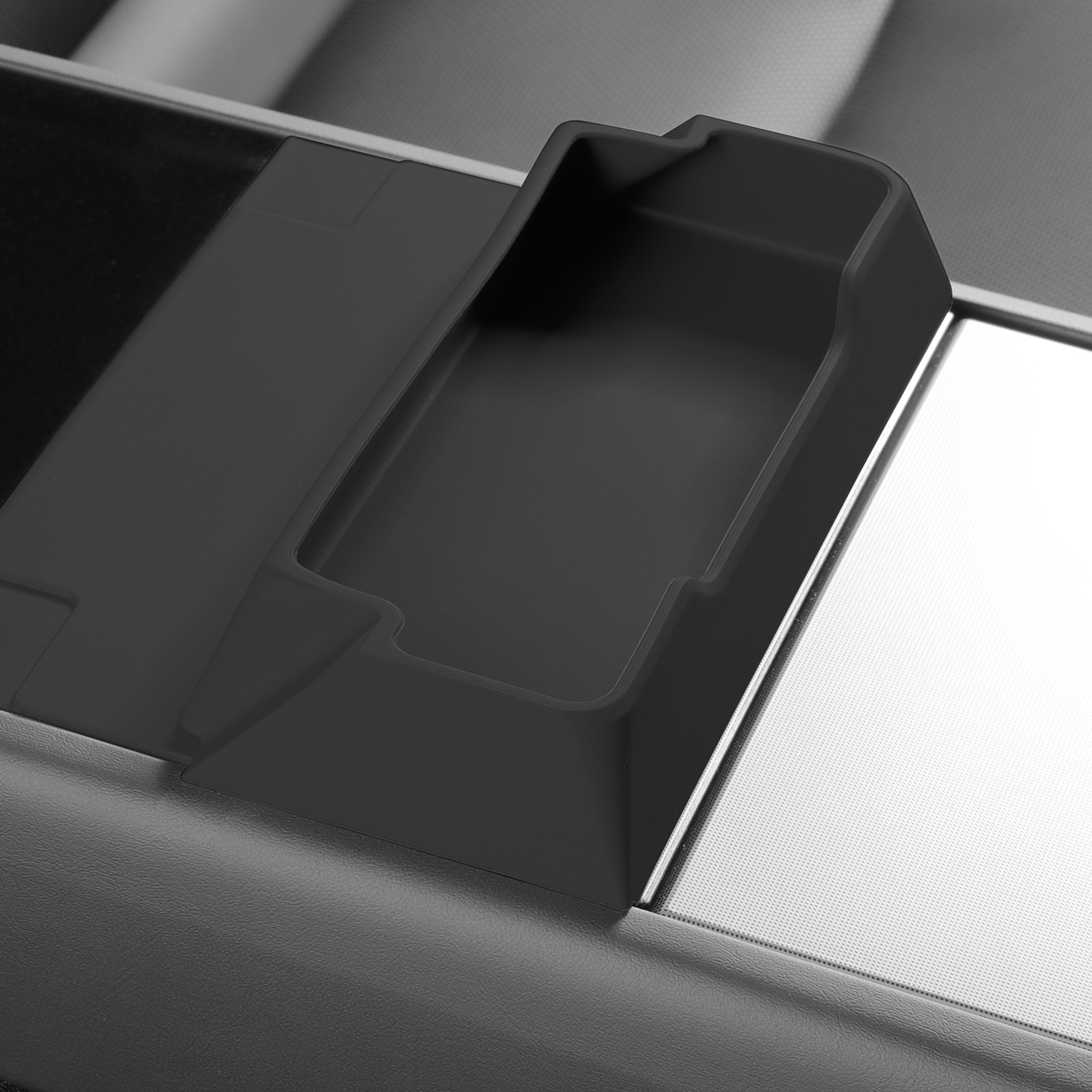 Tesla Model Y Center Console Organizer Armrest Storage Box Glasses Tray – view 1