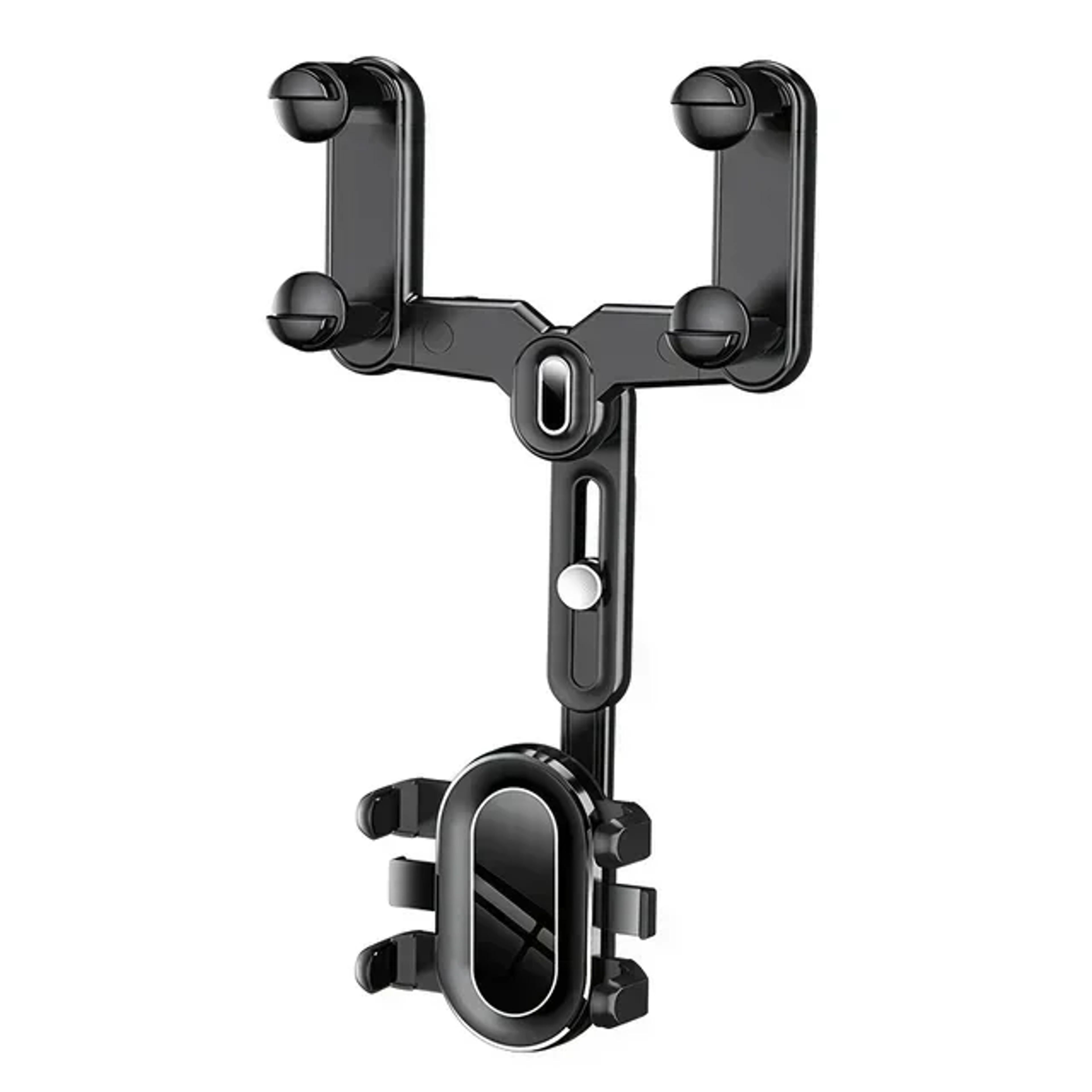 Rearview Mirror Phone Holder Rotatable Retractable Mount 0