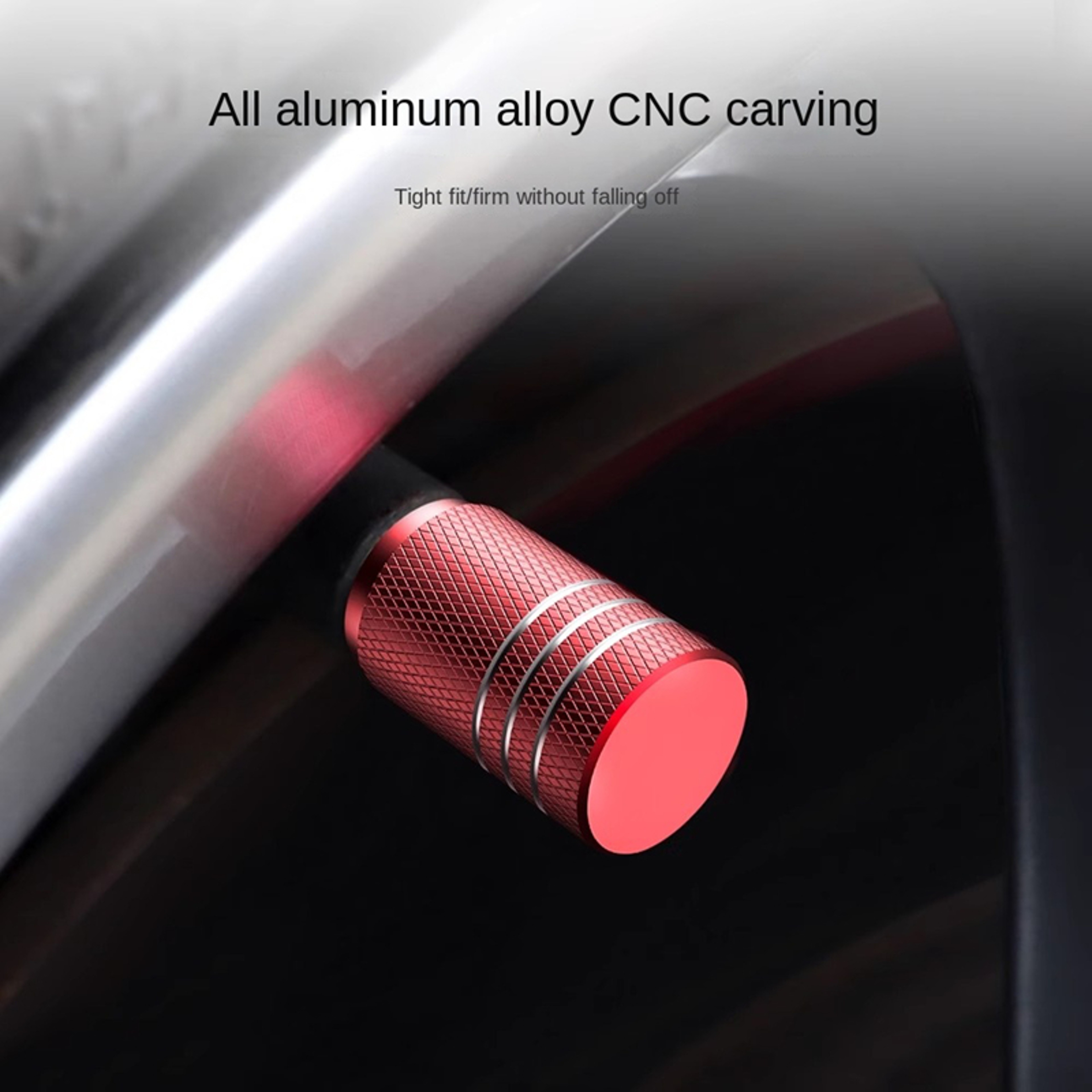 Universal Tire Valve Stem Caps Aluminum Valve Covers Set Of For Cars SUVs Trucks  Motorcycles 1