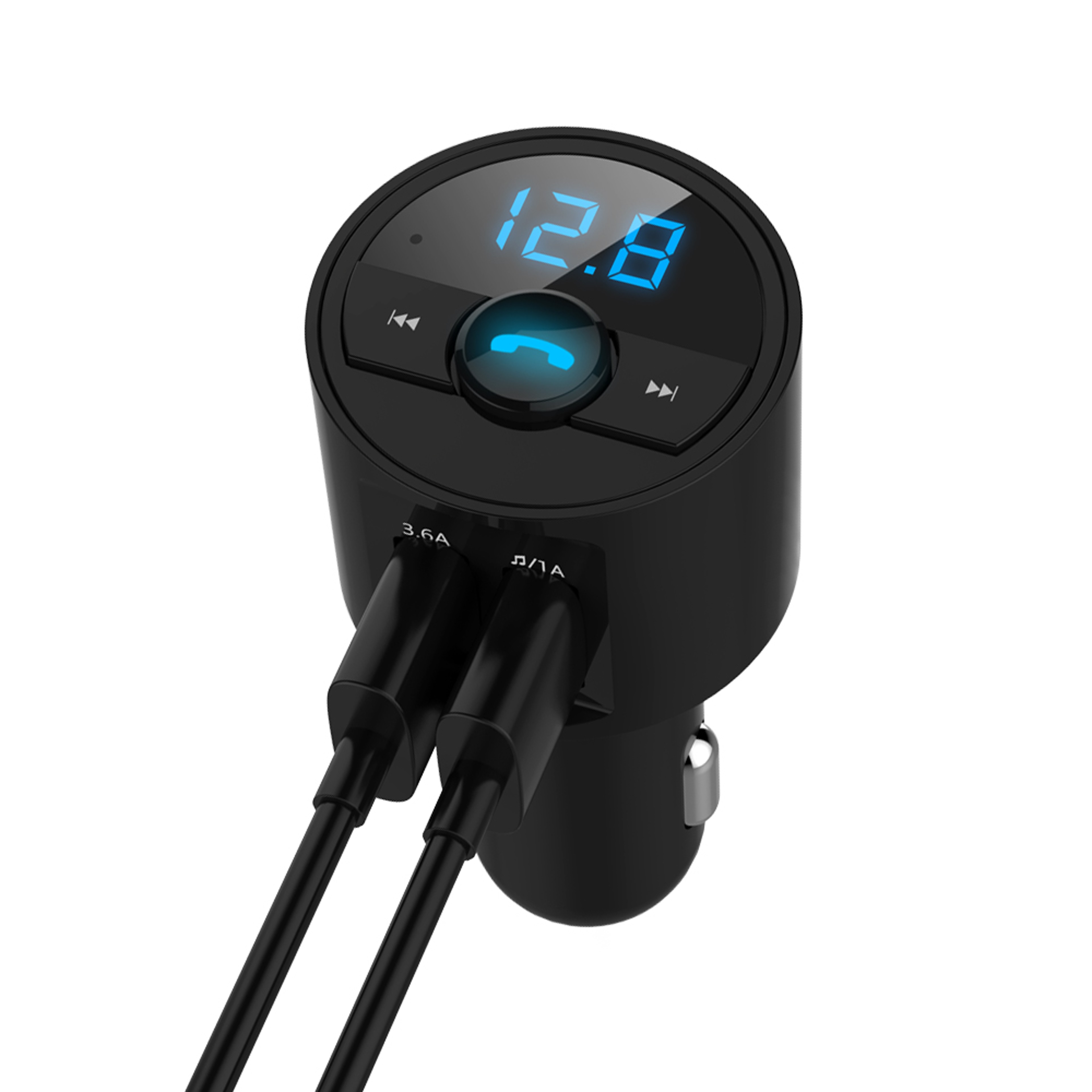 Bluetooth FM Transmitter Car Charger Hands Free Player 1