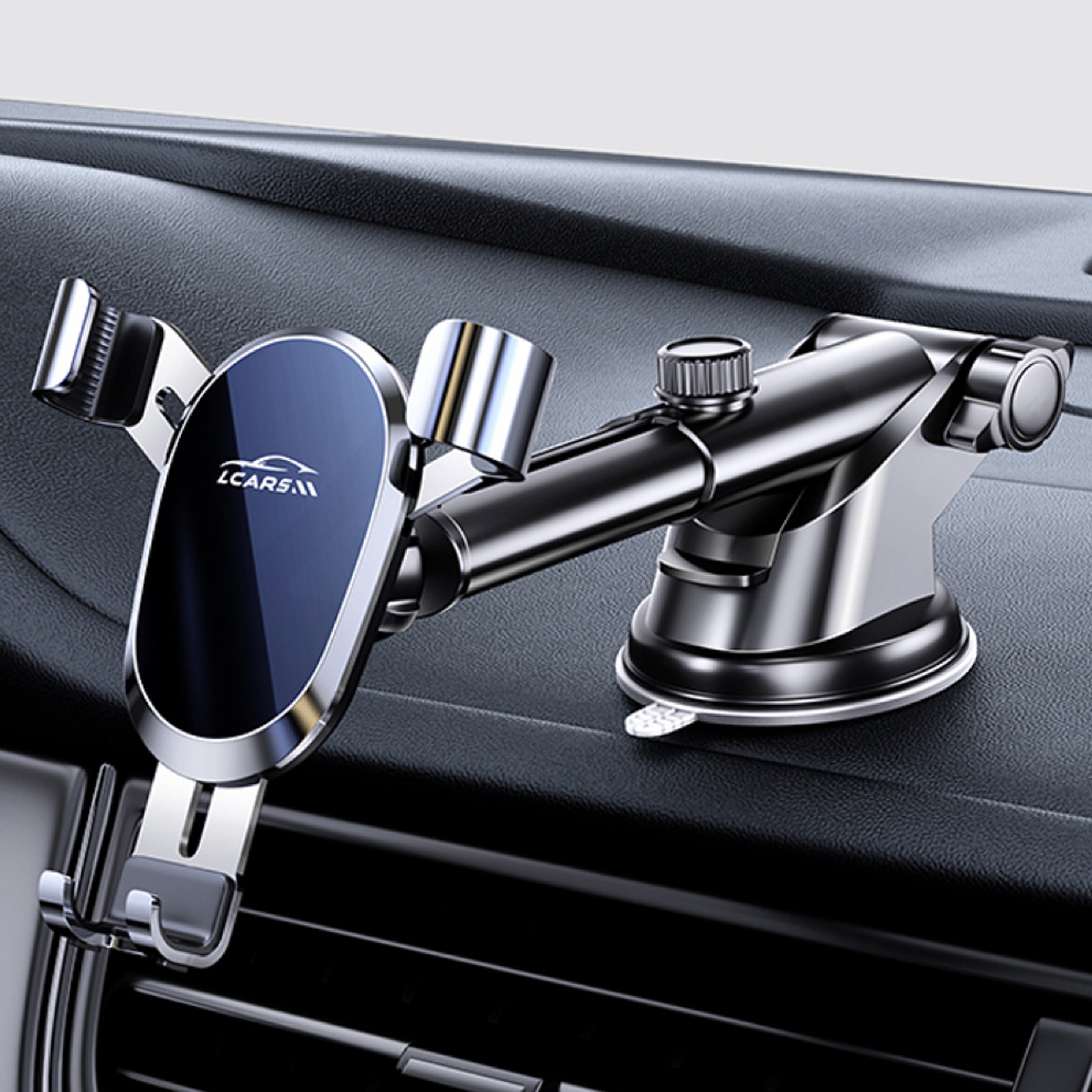 Car Phone Holder With Suction Cup Gravity Clamp Dashboard  Windshield Phone Mount For GPS Navigatio 2