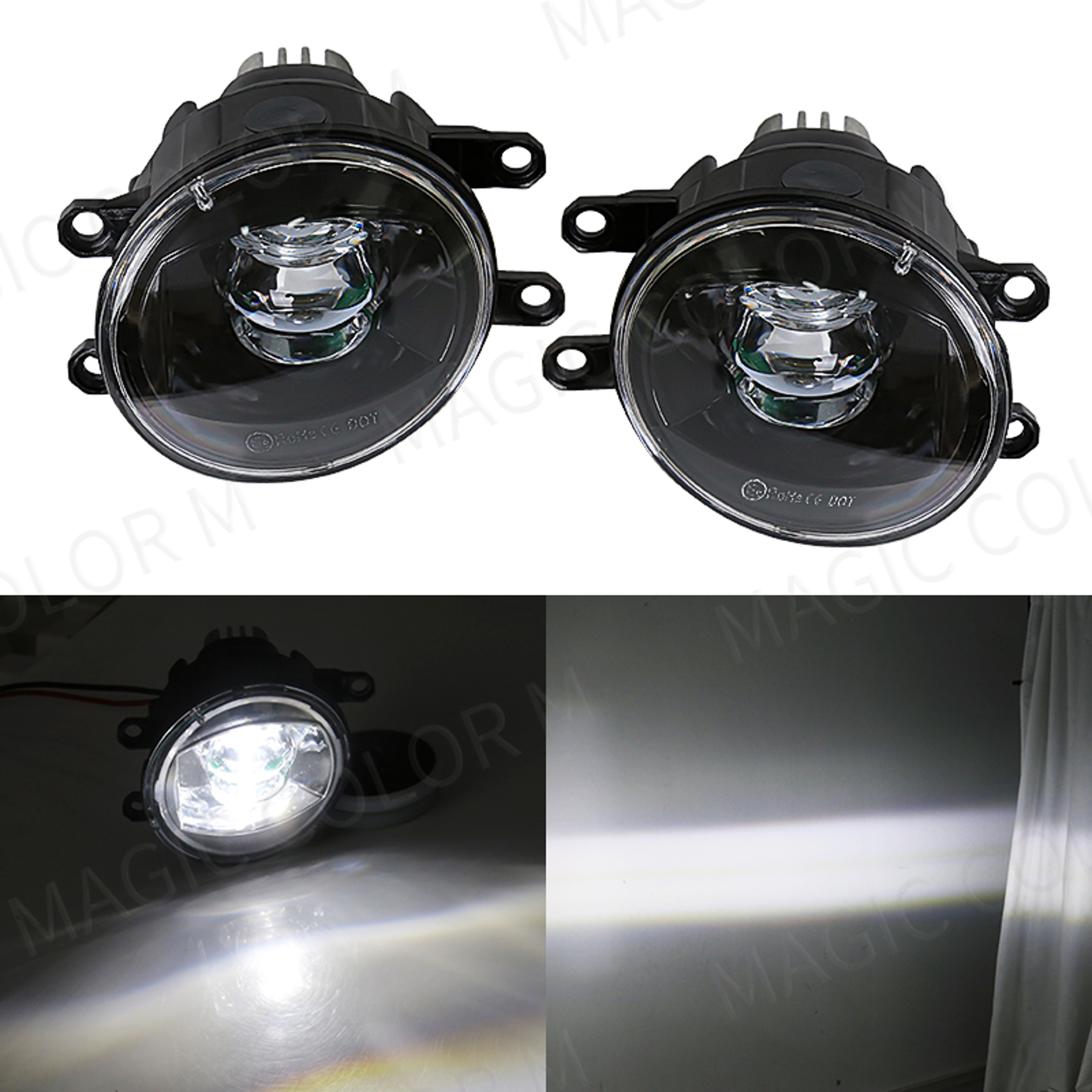 Toyota LED Fog Lights Daytime Running Lights Kit For Coroll Camry Yaris Prius Hilux  Lexus 5