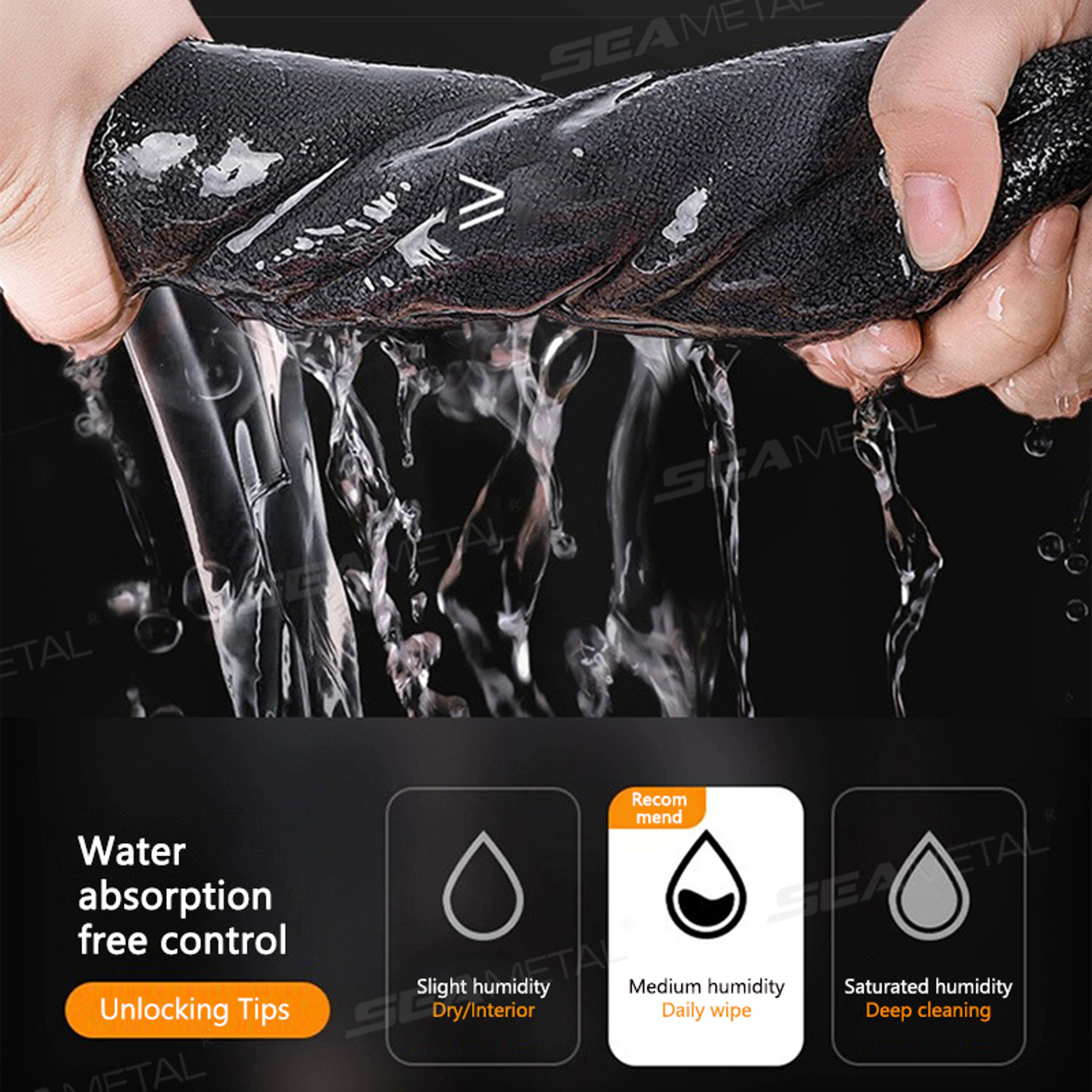 Microfiber Car Drying Towel Ultra Absorbent Double Sided Car Wash Cleaning Cloth 1