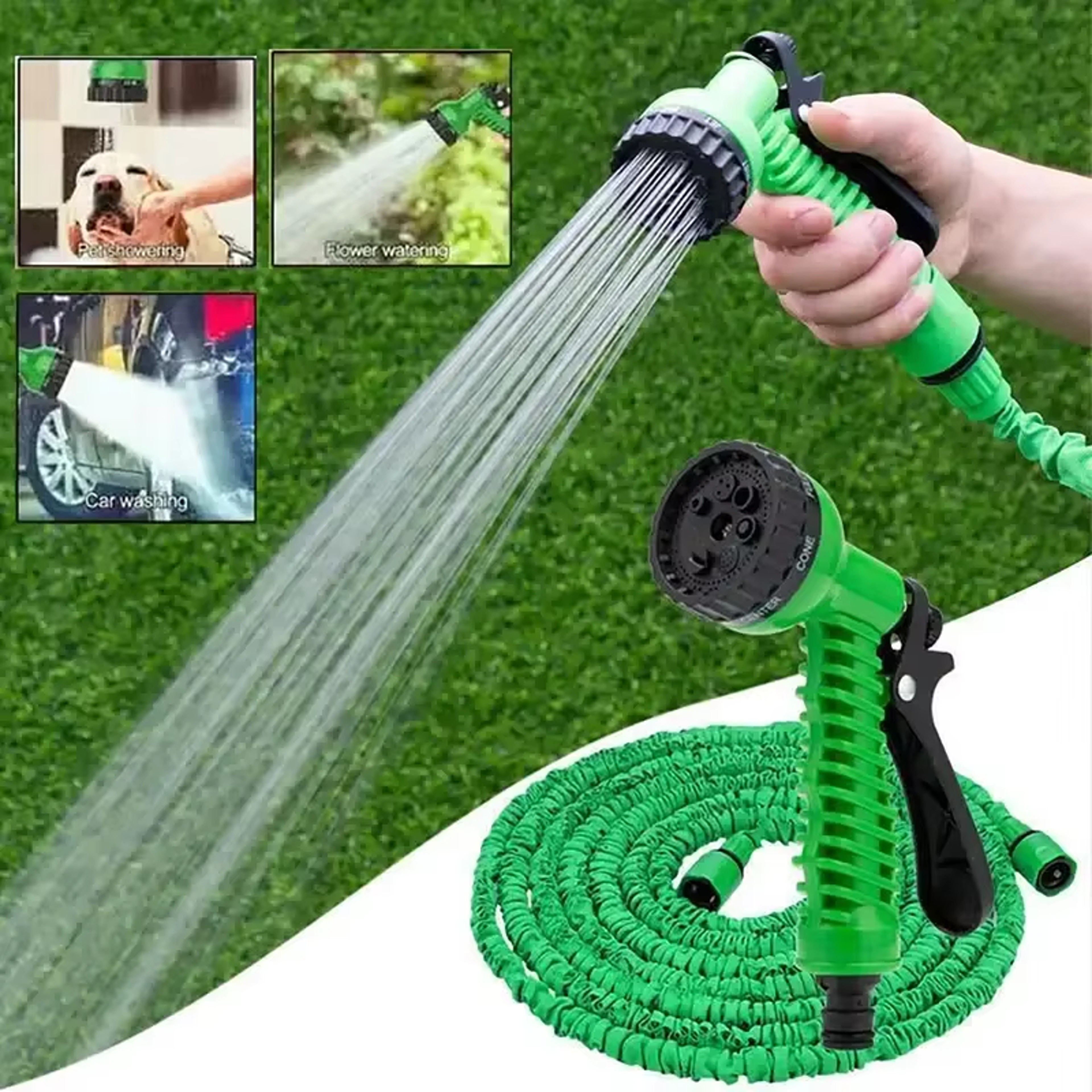 High Pressure Water Gun Adjustable Car Wash Spray Nozzle For Garden Lawn  Multi Purpose Cleaning 4