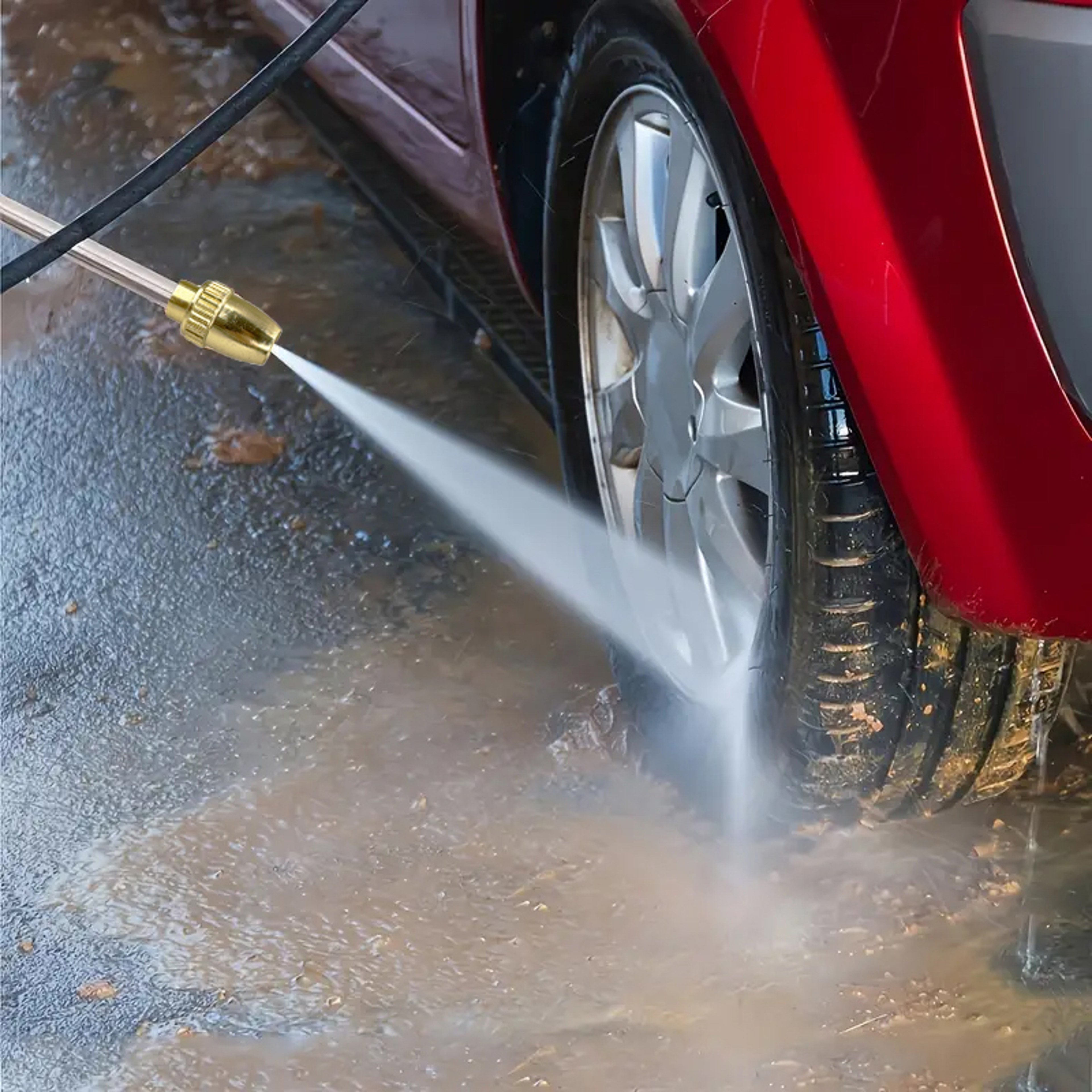 High Pressure Water Gun Car Wash Spray Gun With Garden Hose Nozzle Cleaning Kit 2