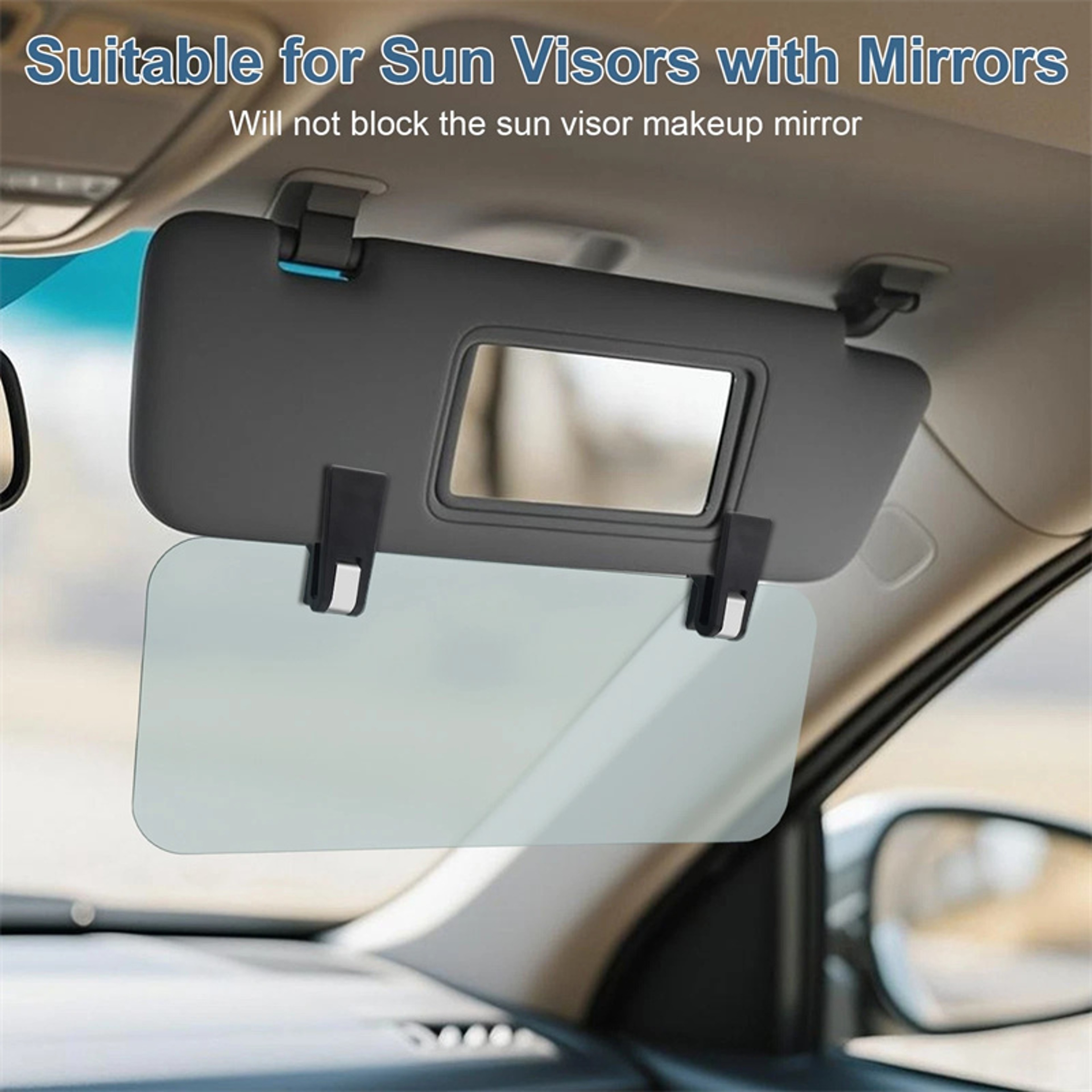 Rotating Car Visor Extender Anti Glare Car Sun Visor Extension Windshield Sun Blocker 3