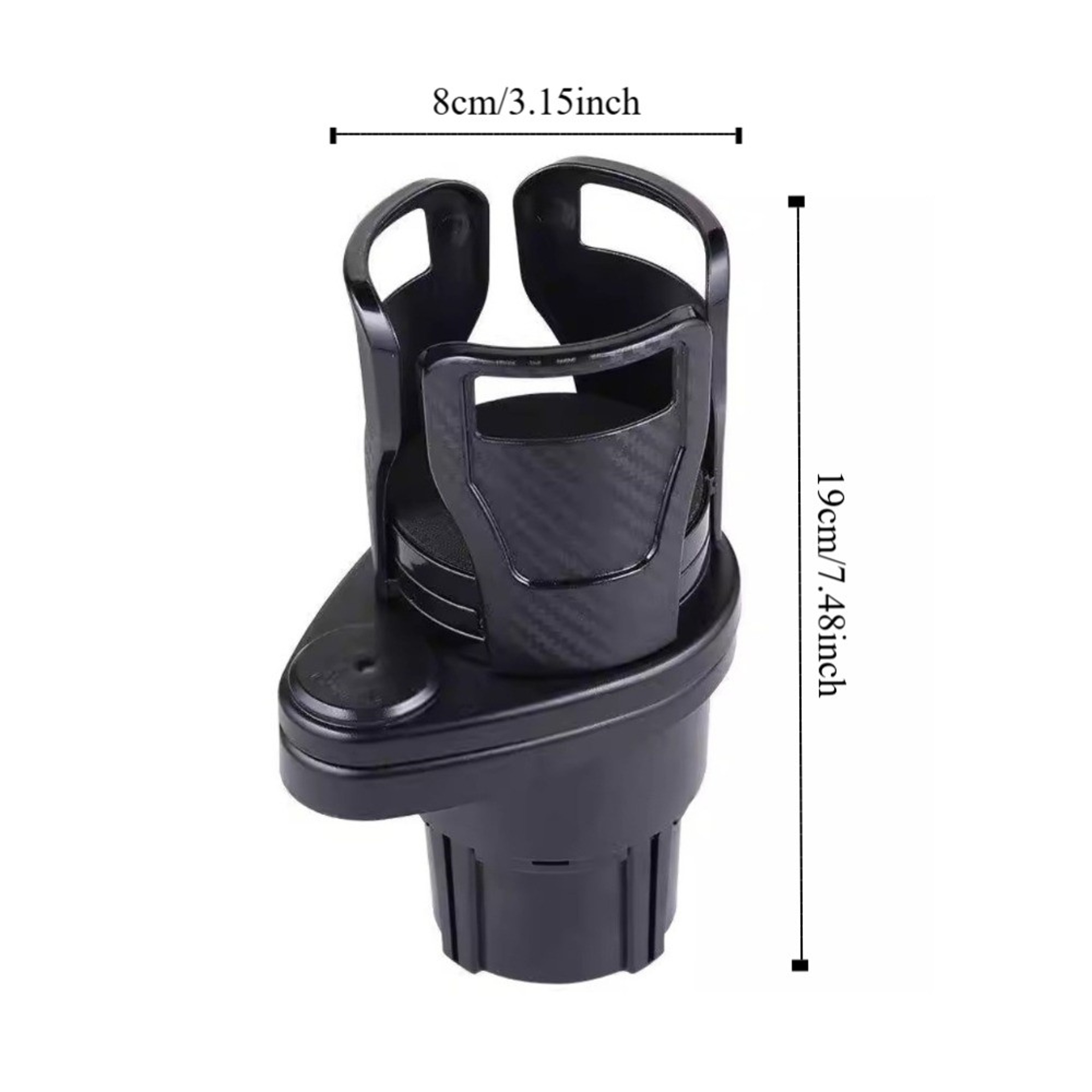 Rotating Car Cup Holder Expander With Phone Slot  Aromatherapy Organizer 5