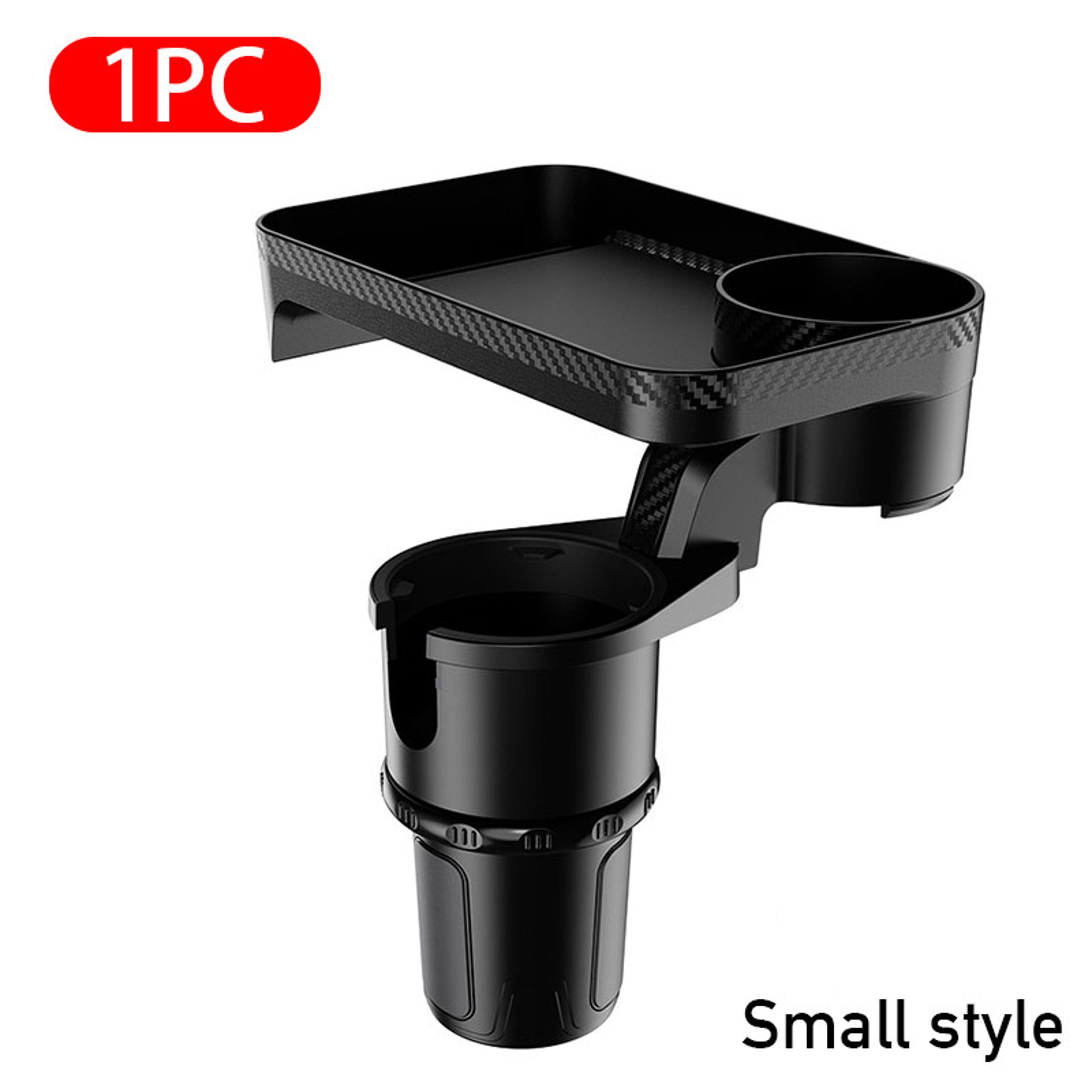 Car Cup Holder Expander With Adjustable Food Tray  Drink Holder 5