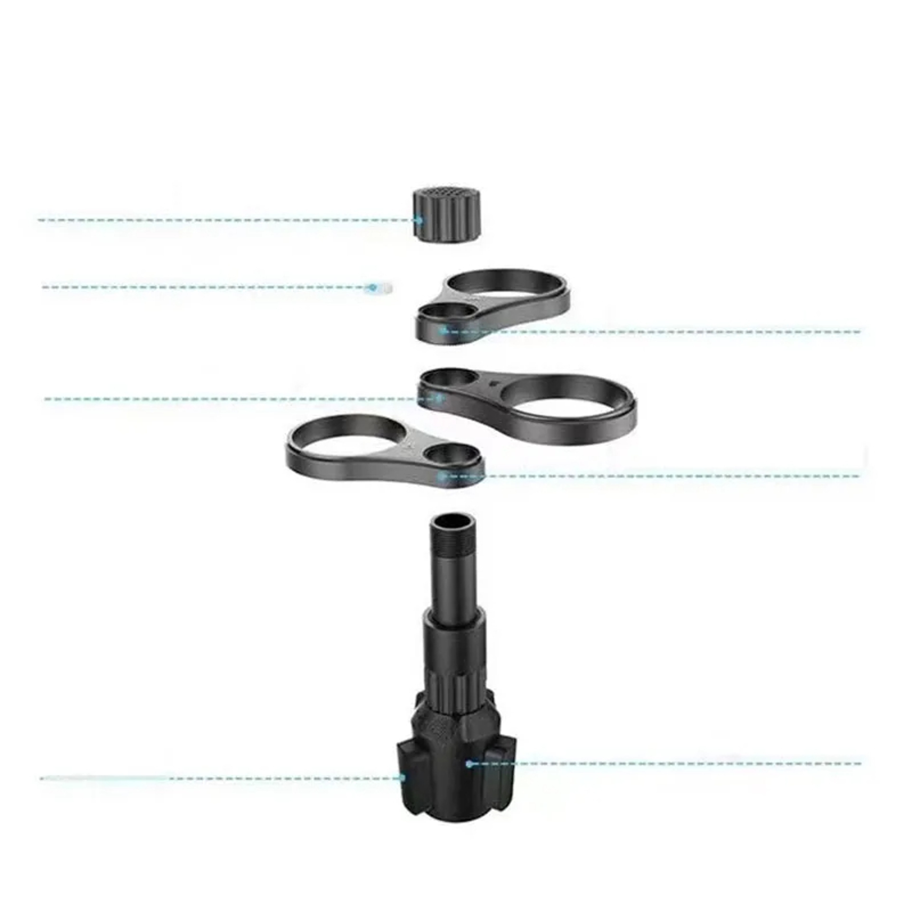Rotating Car Cup Holder Expander Adjustable Drink Holder Adapter For Bottles Cups  Travel Mugs 3