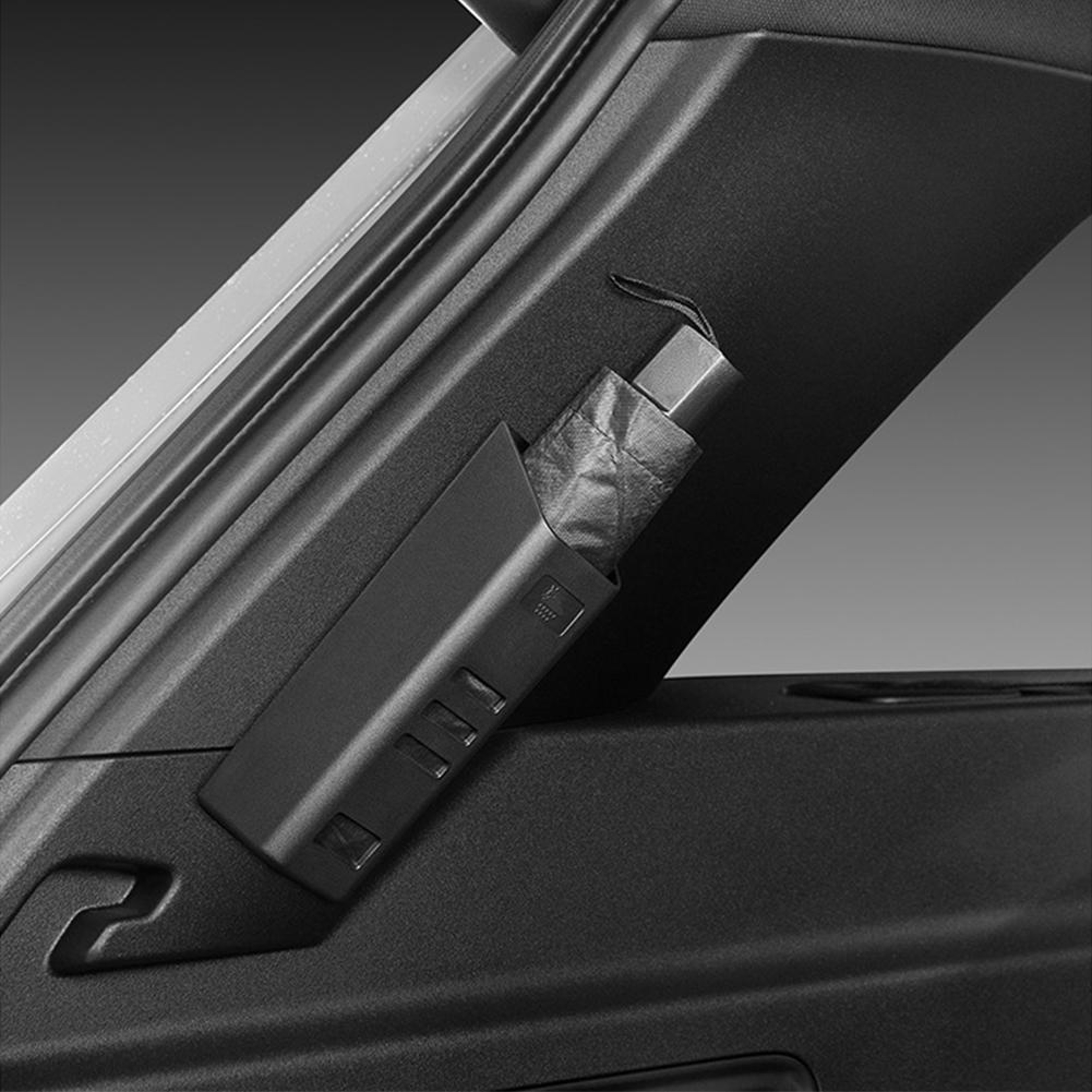 Car Trunk Umbrella Holder Door Mounted Car Umbrella Storage Rack 0