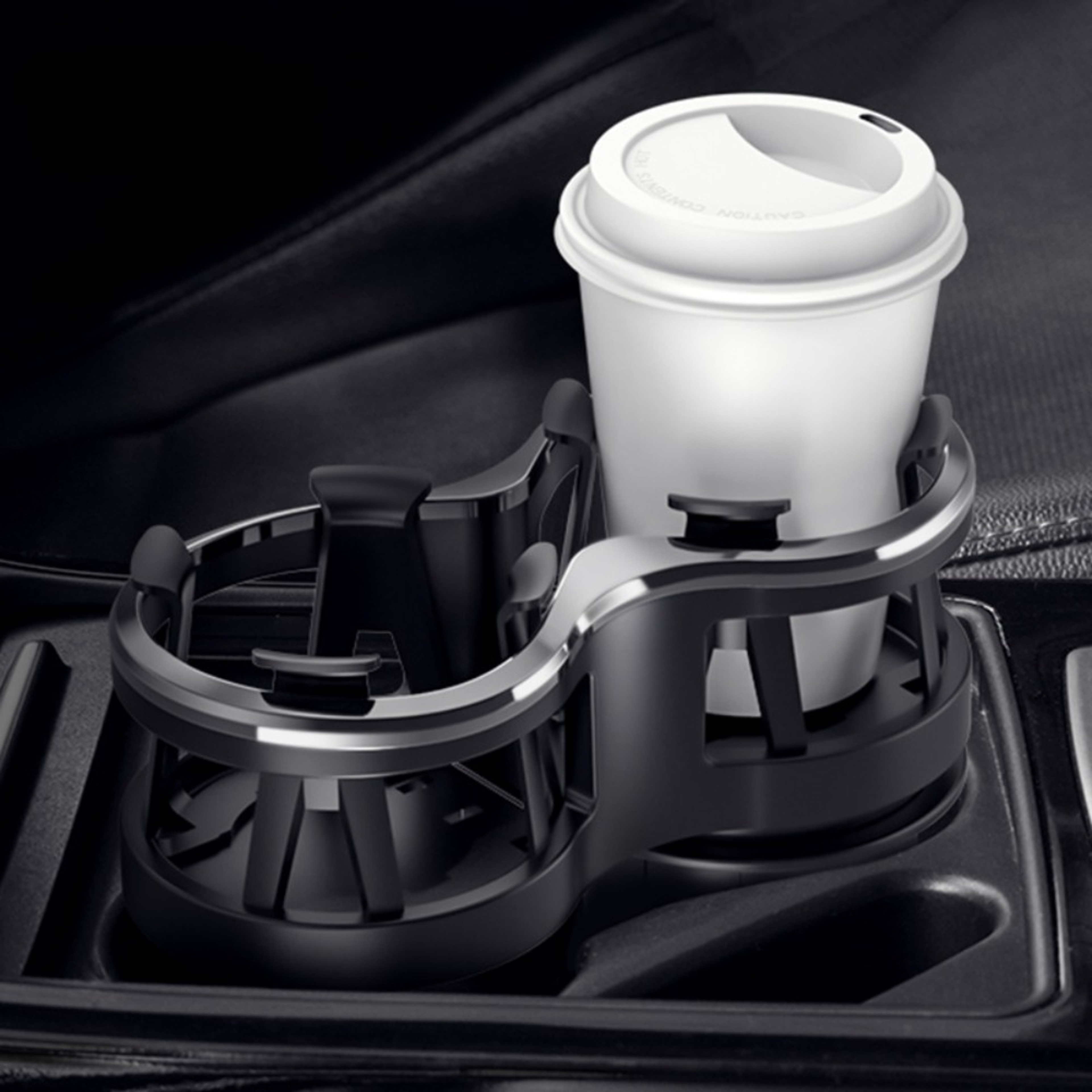 Multi Functional Car Cup Holder Organizer Adjustable Beverage And Ashtray Holder 0