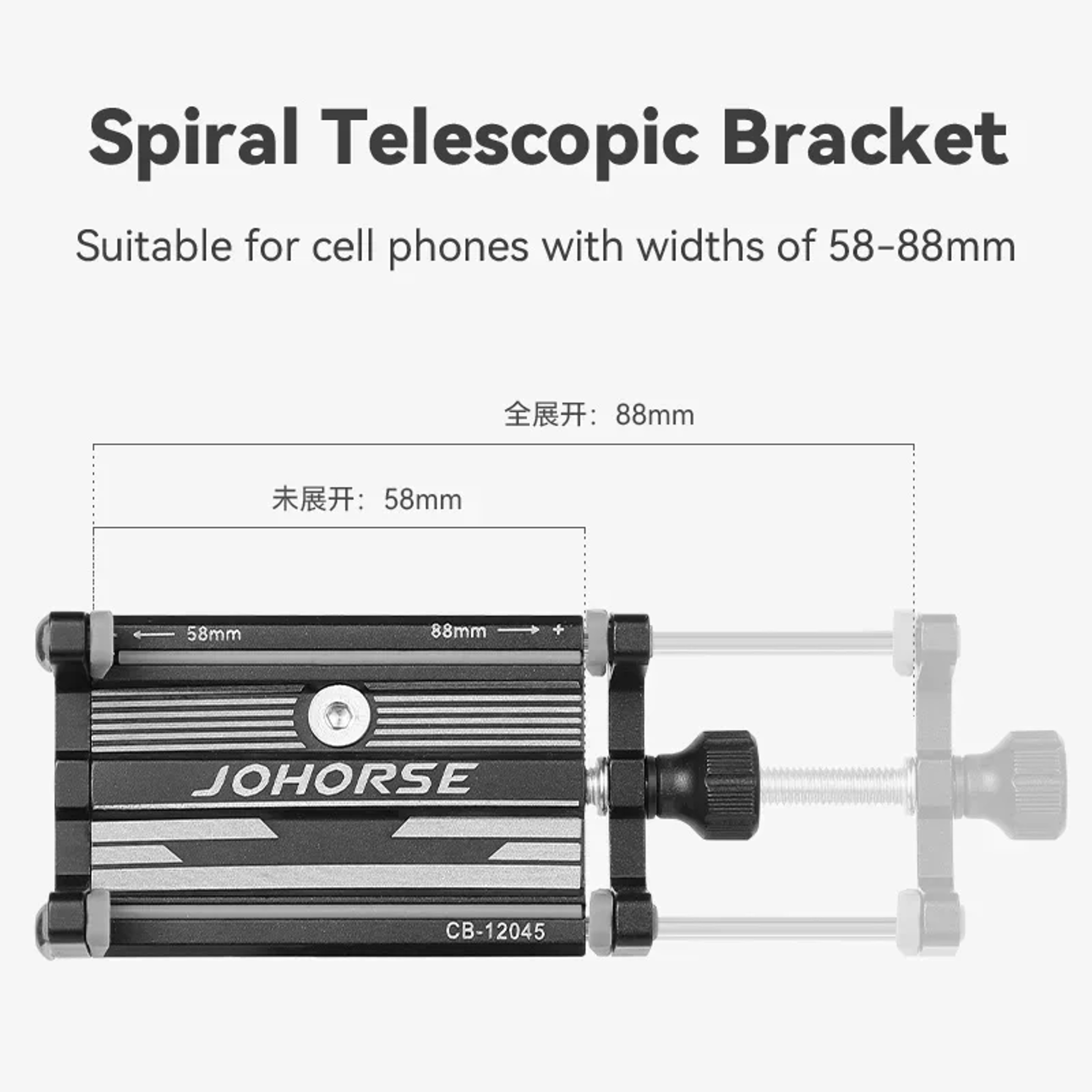 CNC Four Claws Bike Phone Holder Aluminum Alloy Motorcycle Phone Mount 3