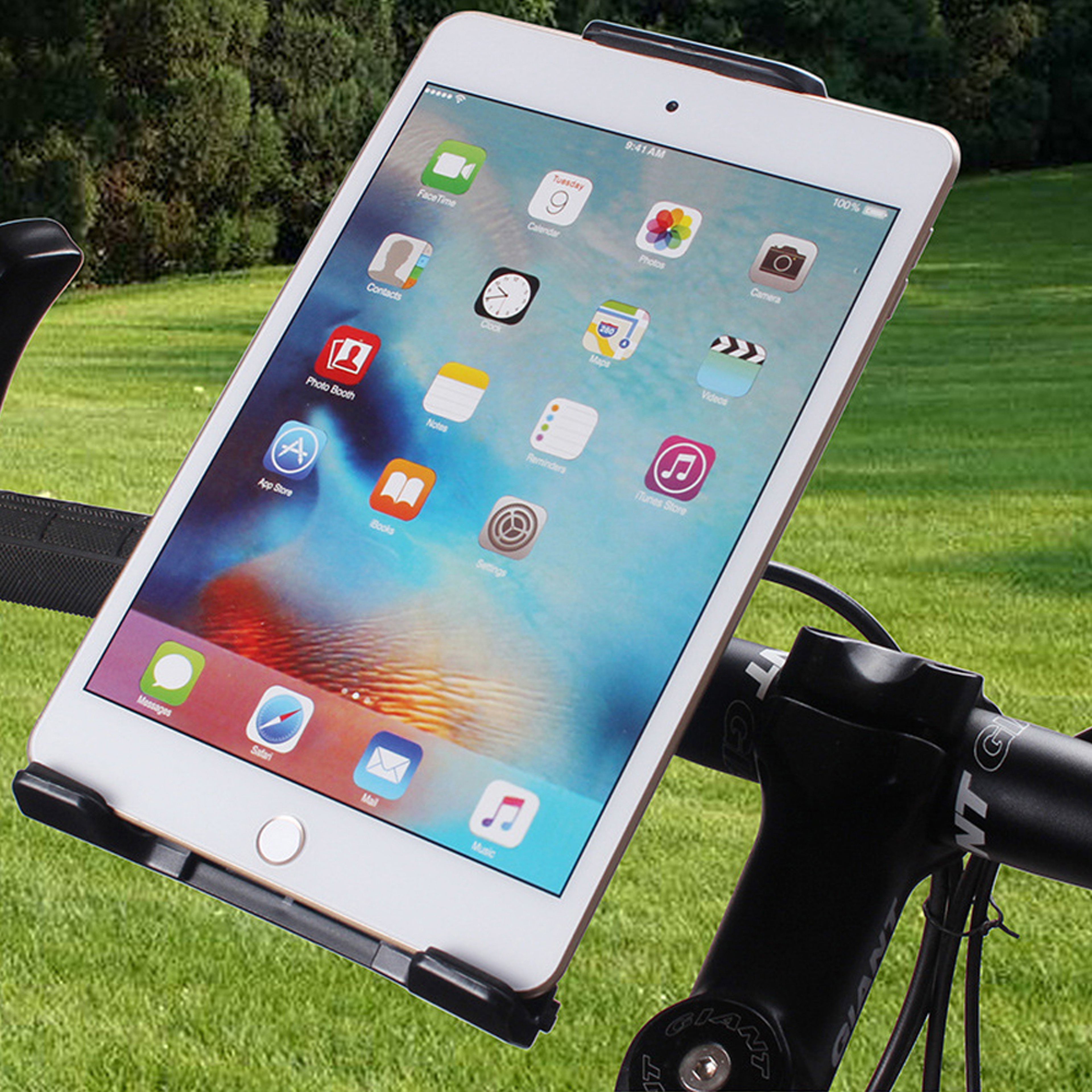 Universal Bike Tablet Holder Adjustable Bicycle  Treadmill Mount For Tablets 5