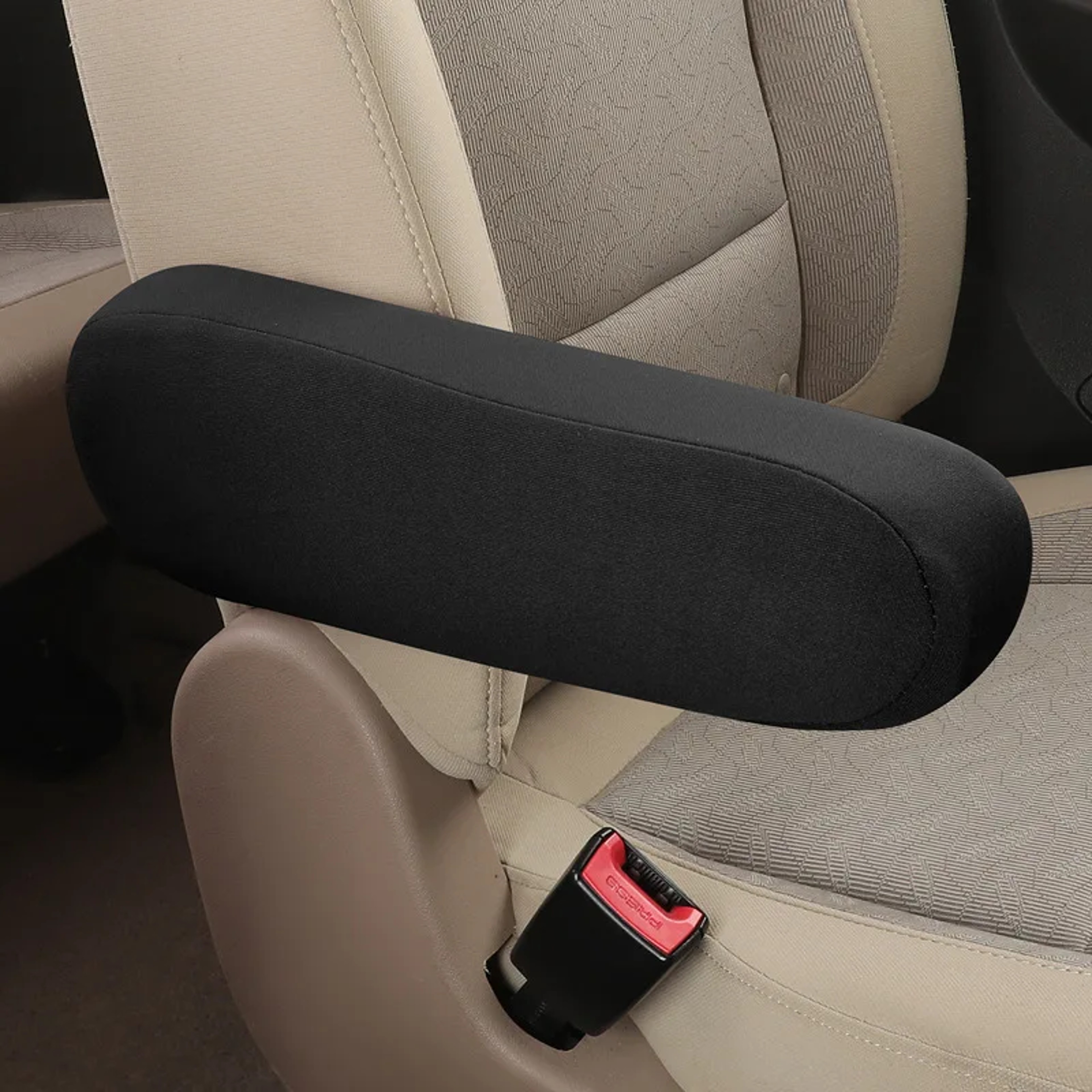 Universal Car Armrest Cover Washable Center Console Protector With Elastic Fit 1