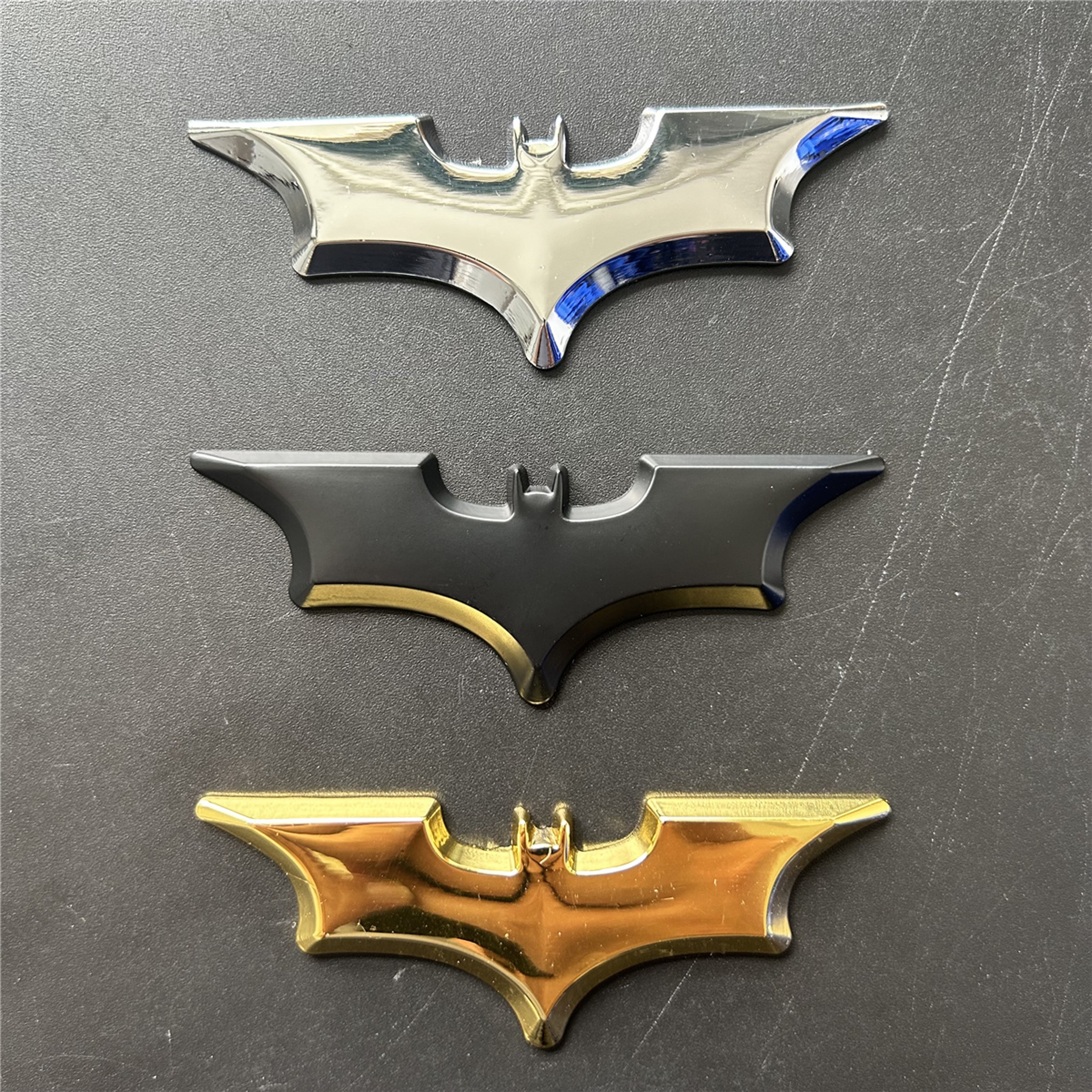 Metal Bat Car Emblem Sticker Cool Auto Badge Decal For Cars And Motorcycles 2