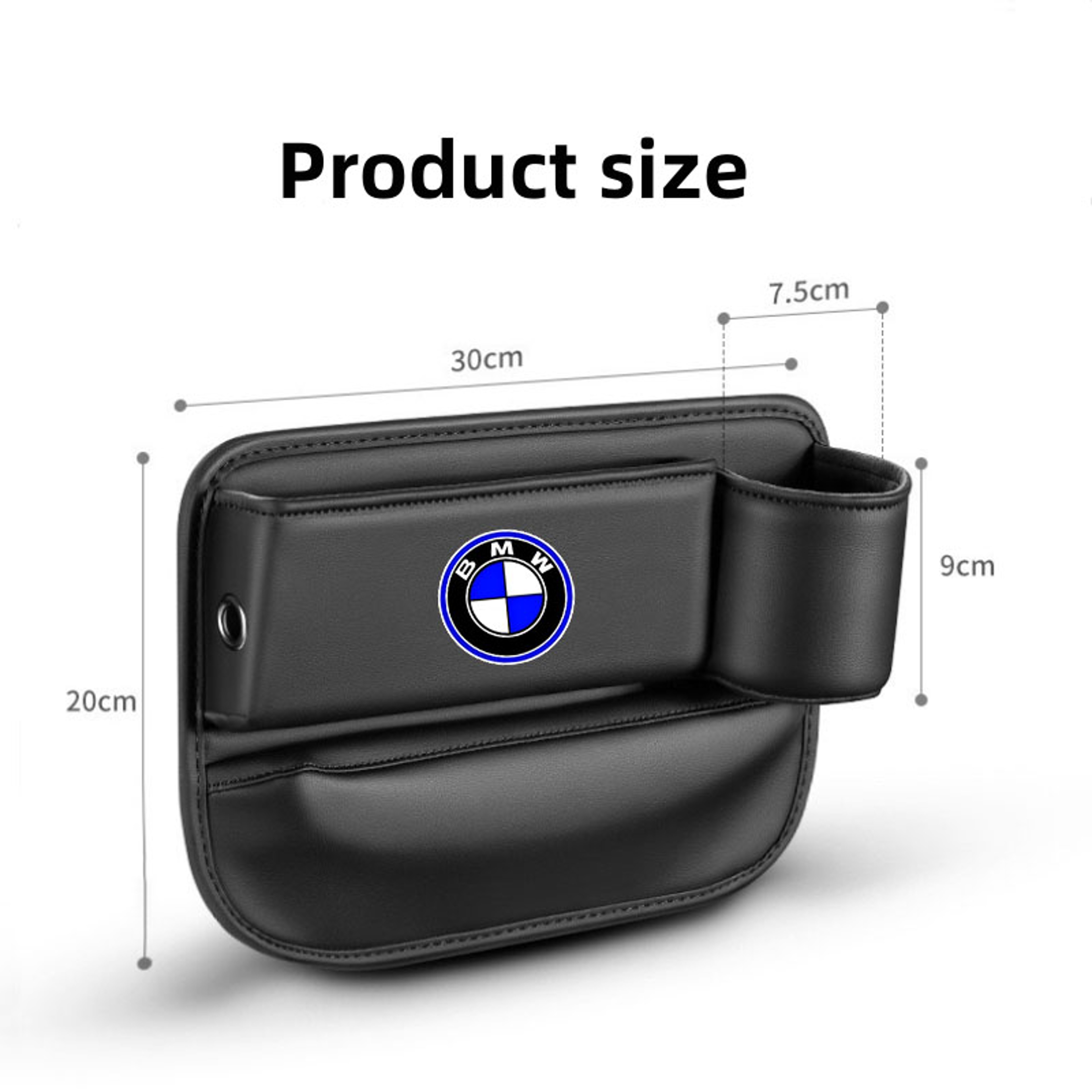 Car Seat Storage Box With Cup Holder Organizer For Models 1