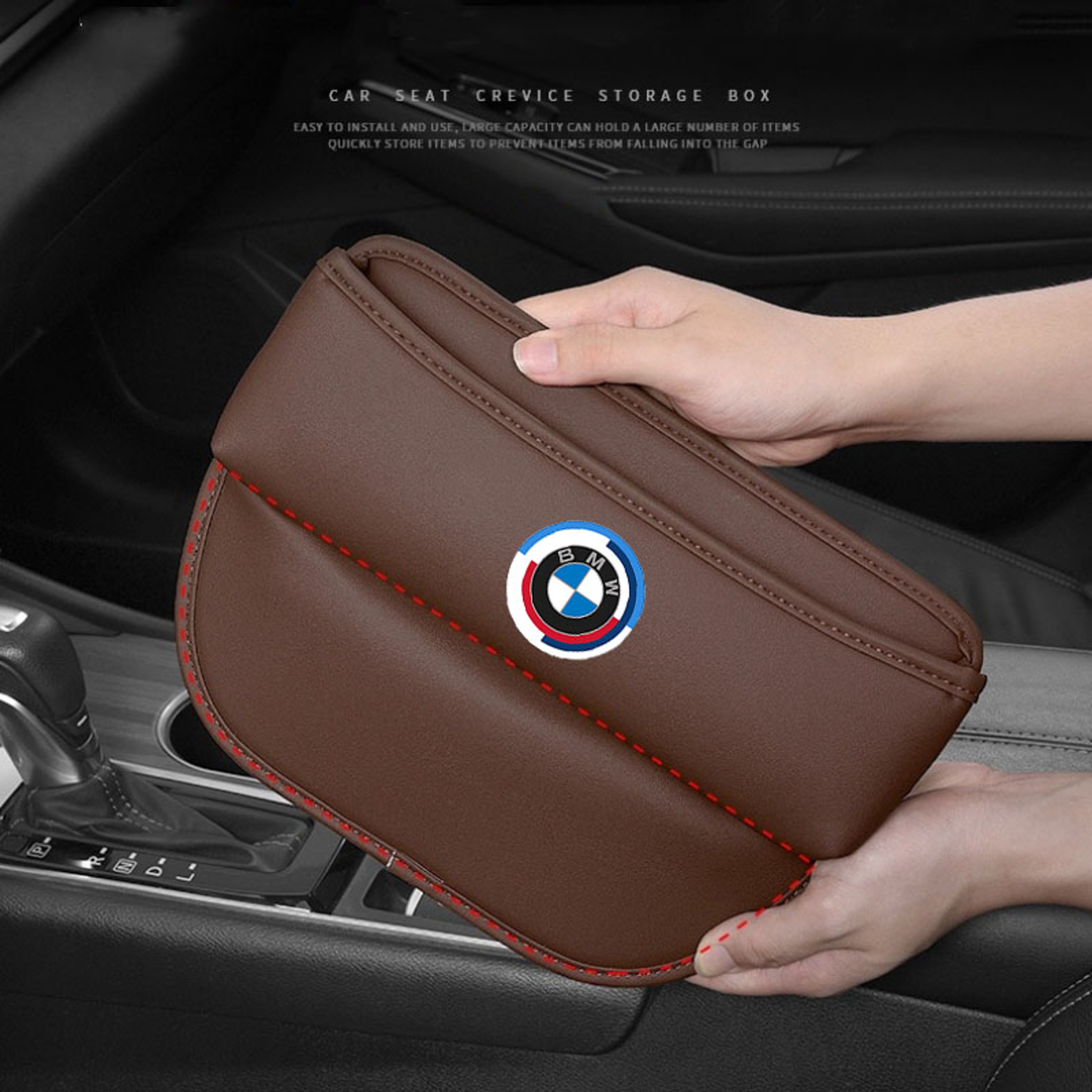 Front Seat Crevice Storage Box Pocket Car Organizer 2