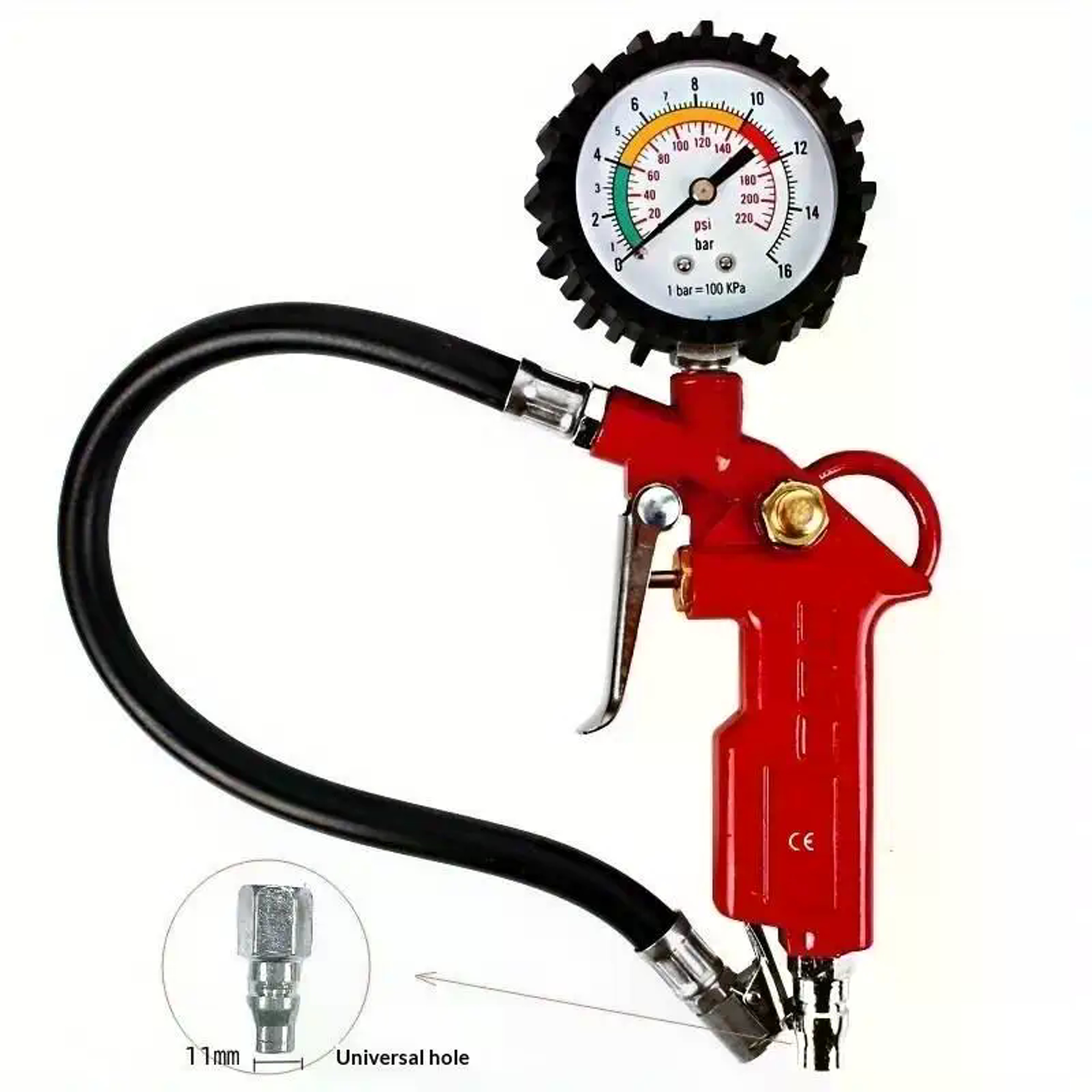 Digital Tire Pressure Gauge For Car Motorcycle SUV Air Compressor Inflator Tool 1