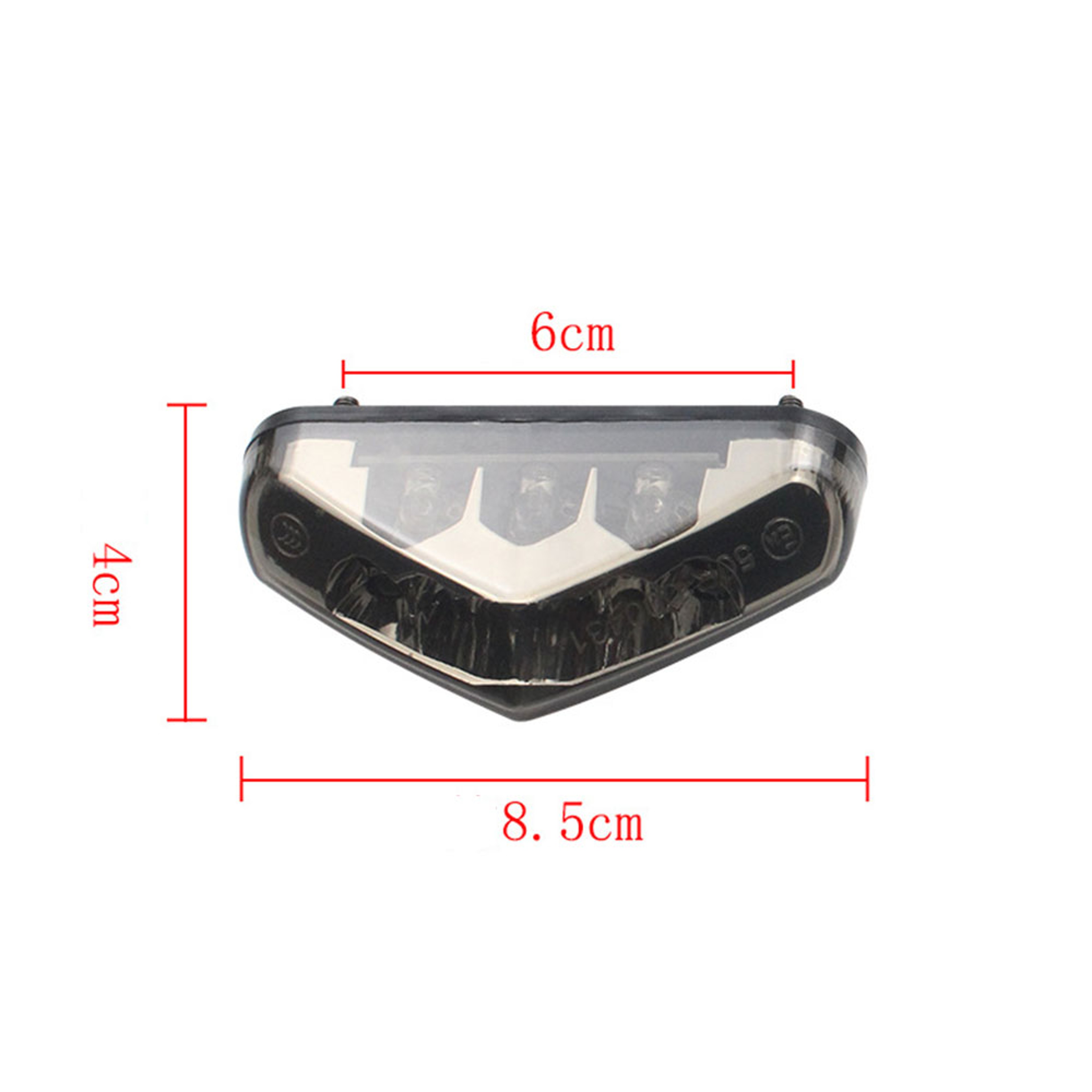 Mini Motorcycle LED Tail Light Rear Brake Lamp For ATV Dirt Bike Scooter 3