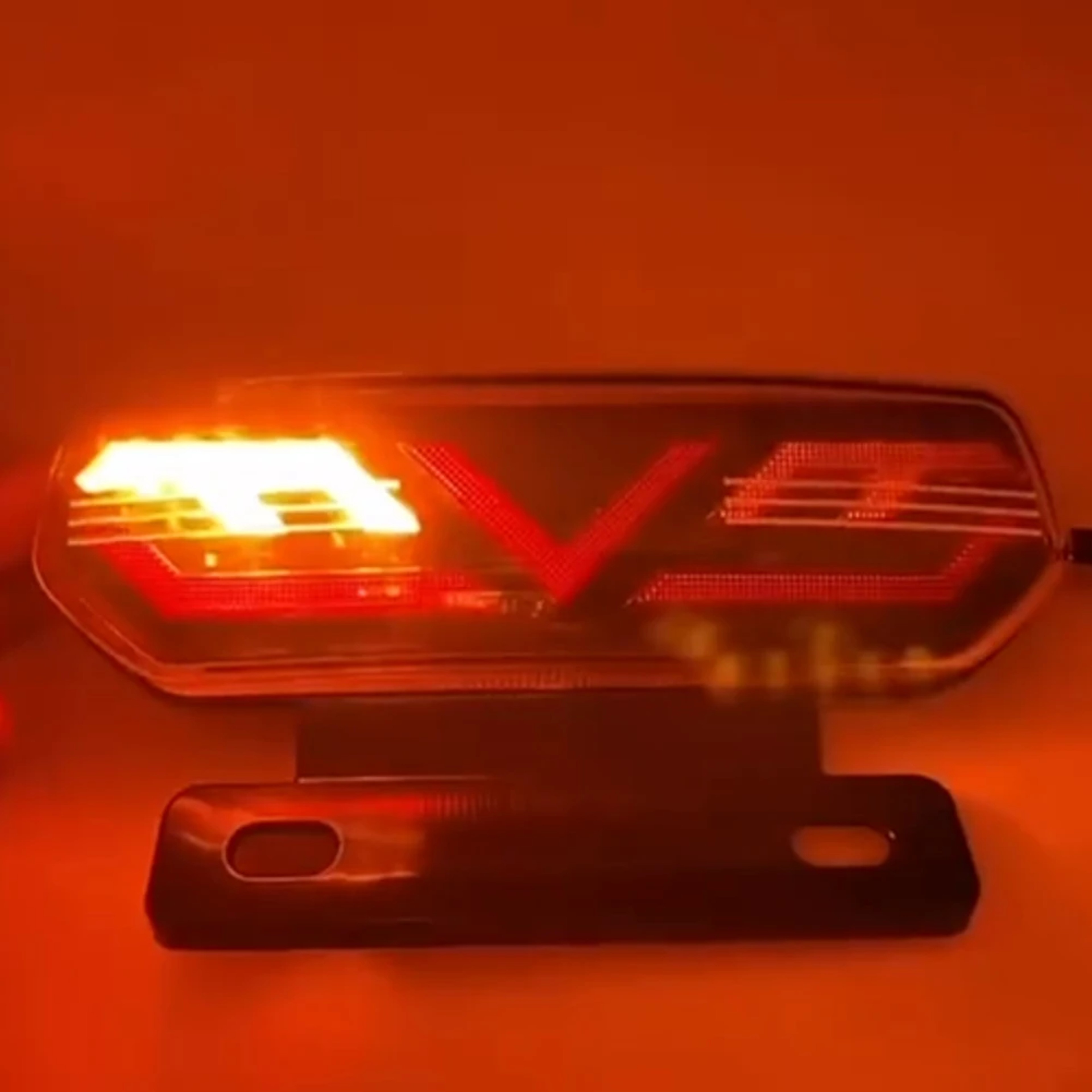 Motorcycle LED Tail Light Brake Turn Signal Rear Indicator for Bikes ATV – view 4