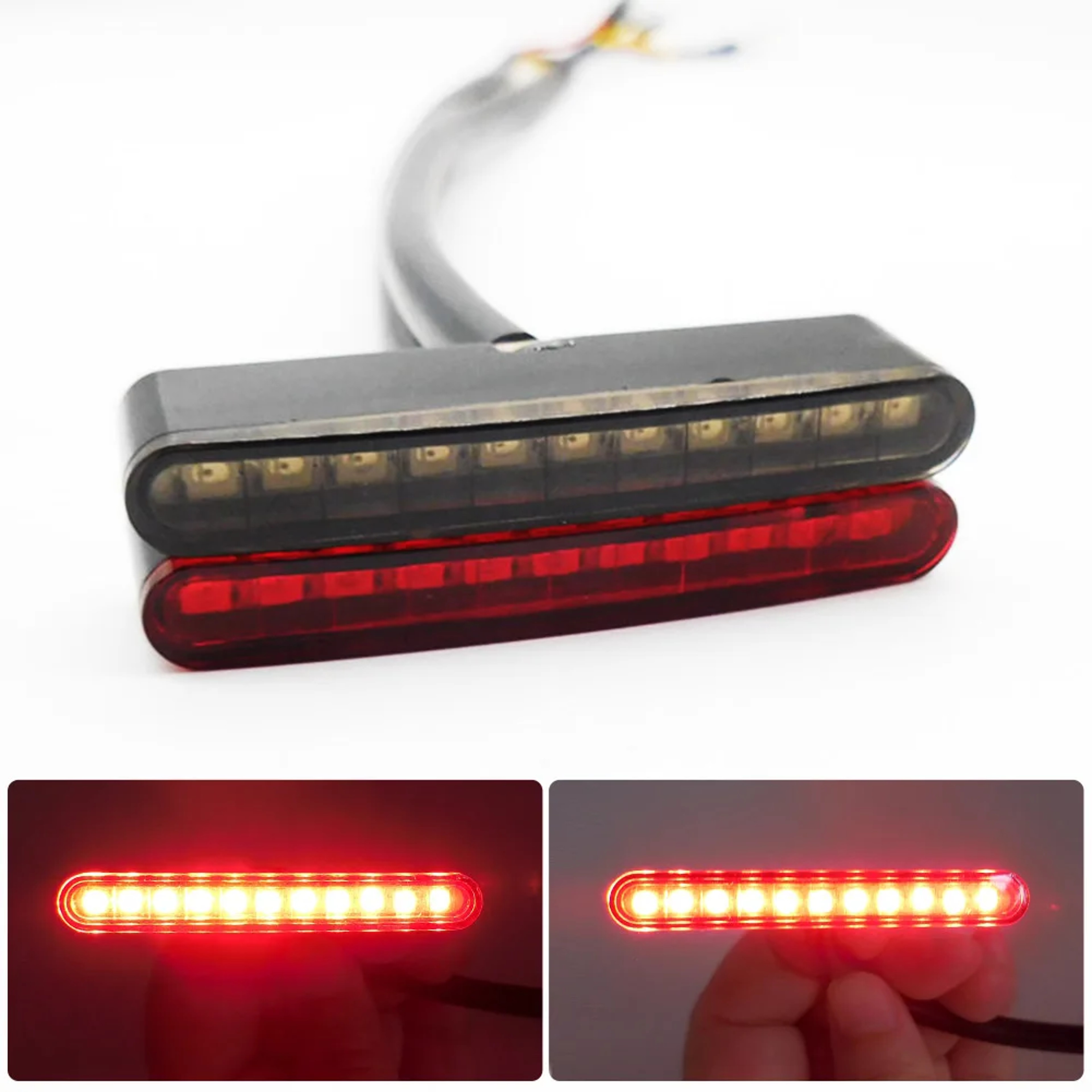 Motorcycle Rear Brake Light Tail Stop Lamp for Dirt Bike and Motorbike – view 1