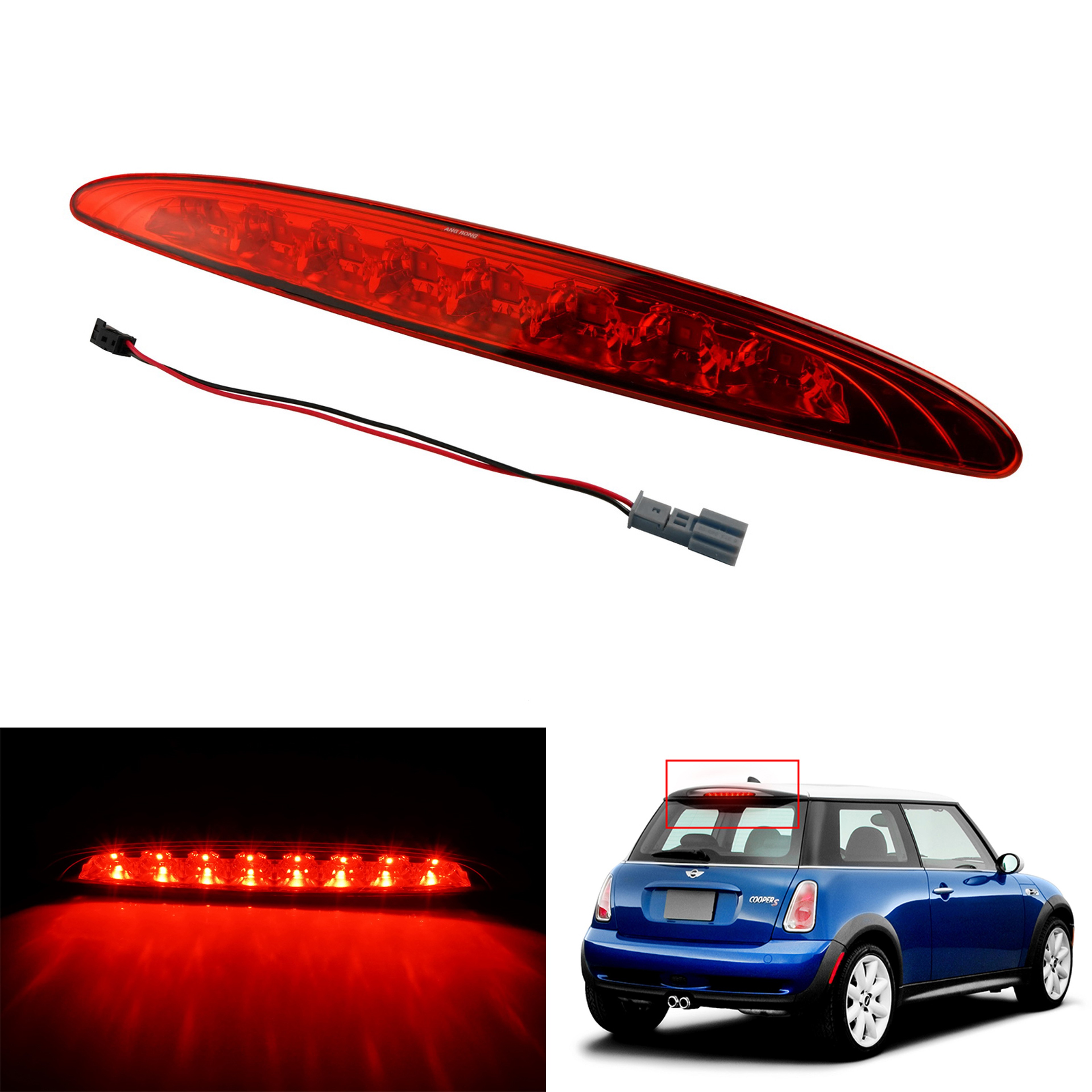 Mini Cooper LED Third Brake Light High Level Rear Stop Lamp 2