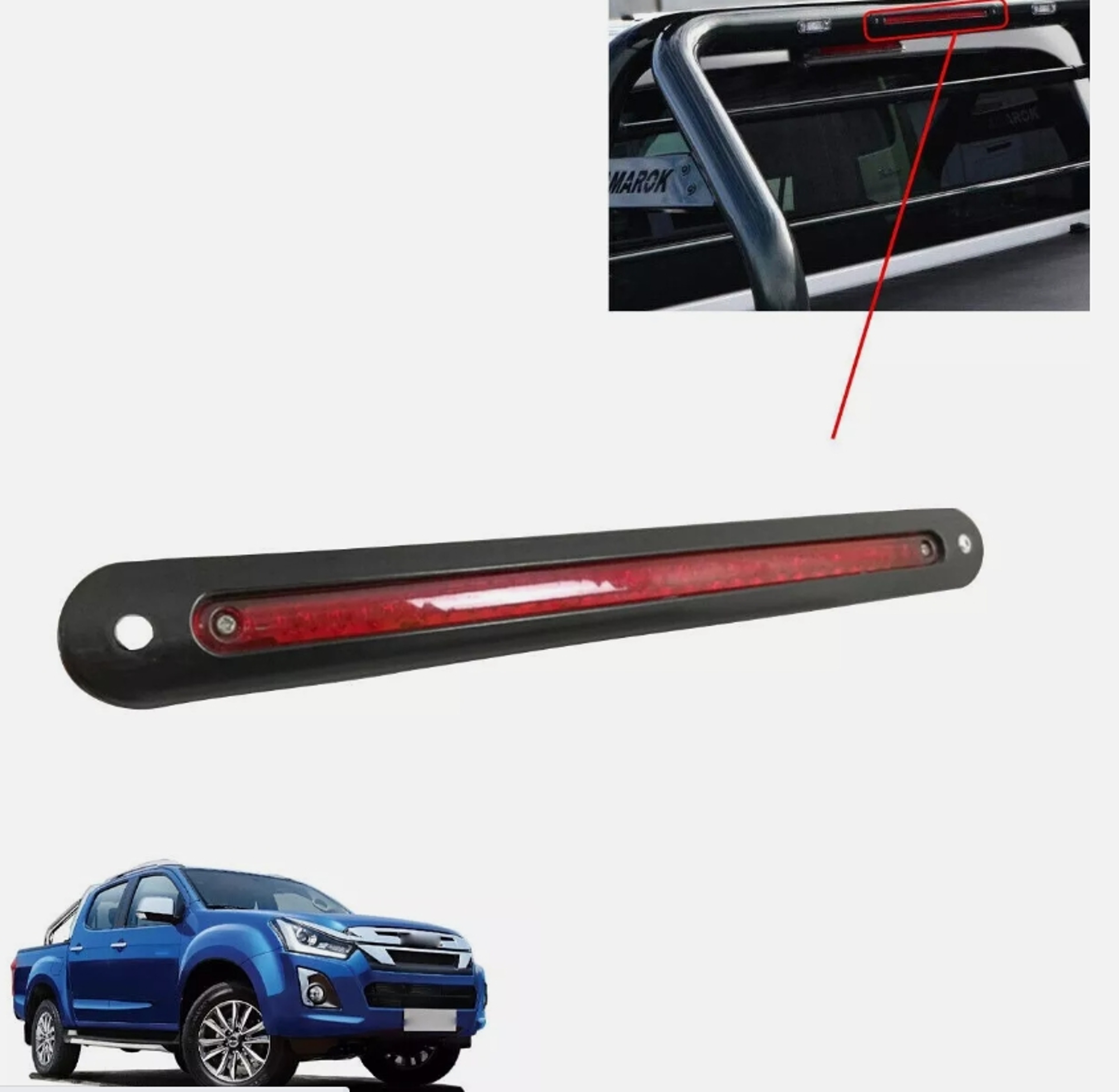 Universal LED Third Brake Light Strip High Mount Rear Stop Lamp Replacement 1