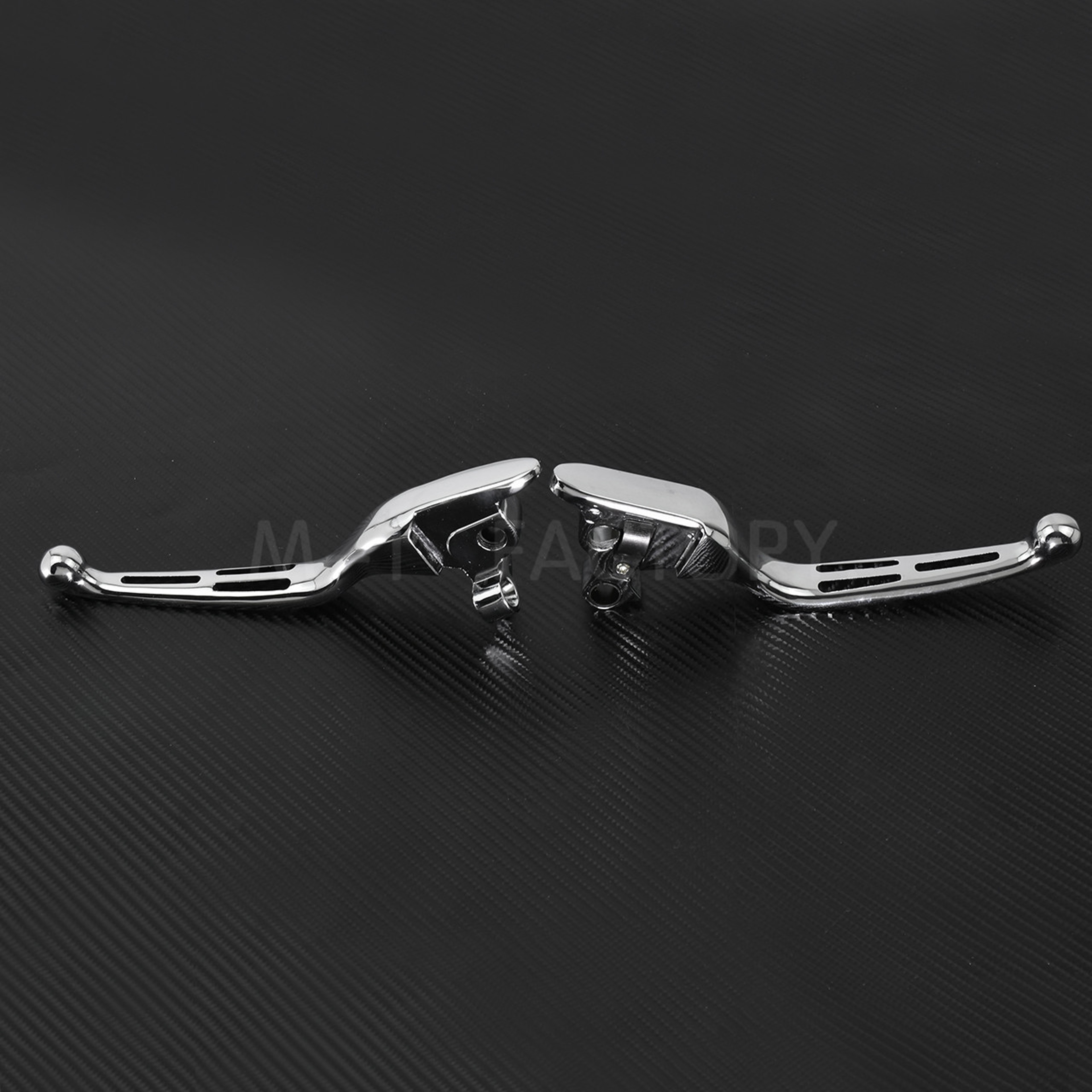 Harley Touring Motorcycle Brake Clutch Levers Set Black Chrome Replacement 4