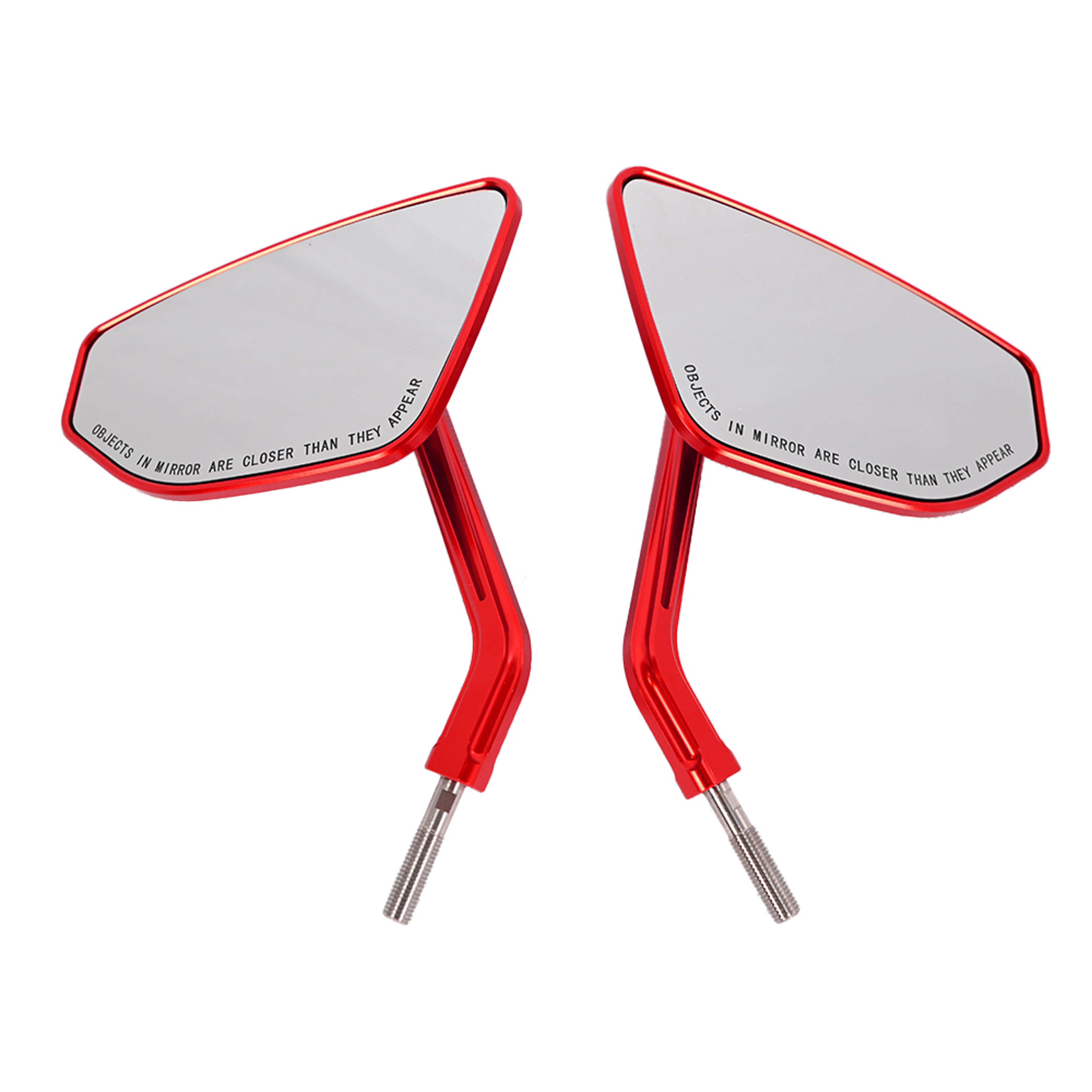 Carbon Look Motorcycle Rear View Mirrors Universal Performance Mirrors For Harley 1
