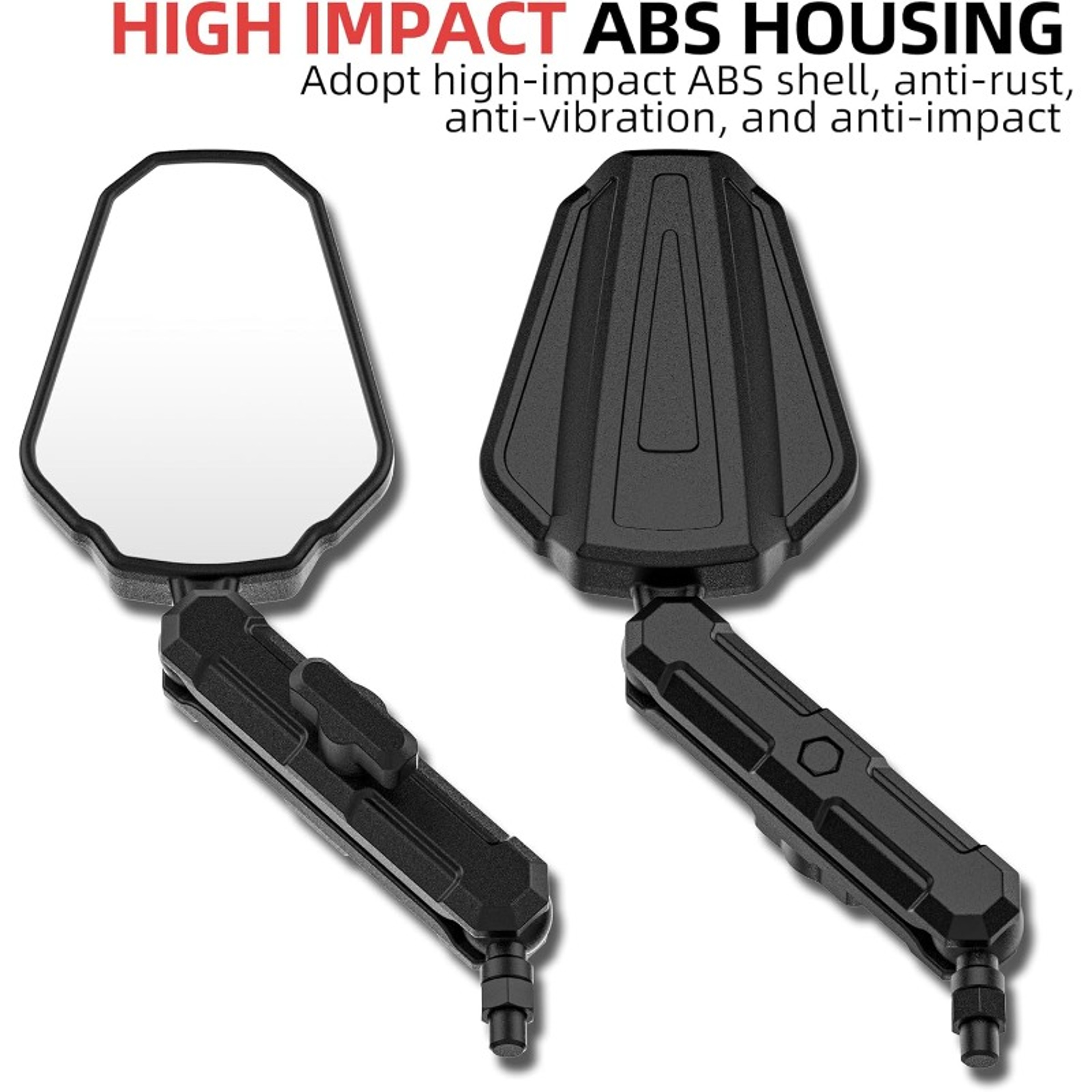 Universal Foldable Motorcycle Rearview Mirror Adjustable Side Mirror For Enhanced Riding Safety 4