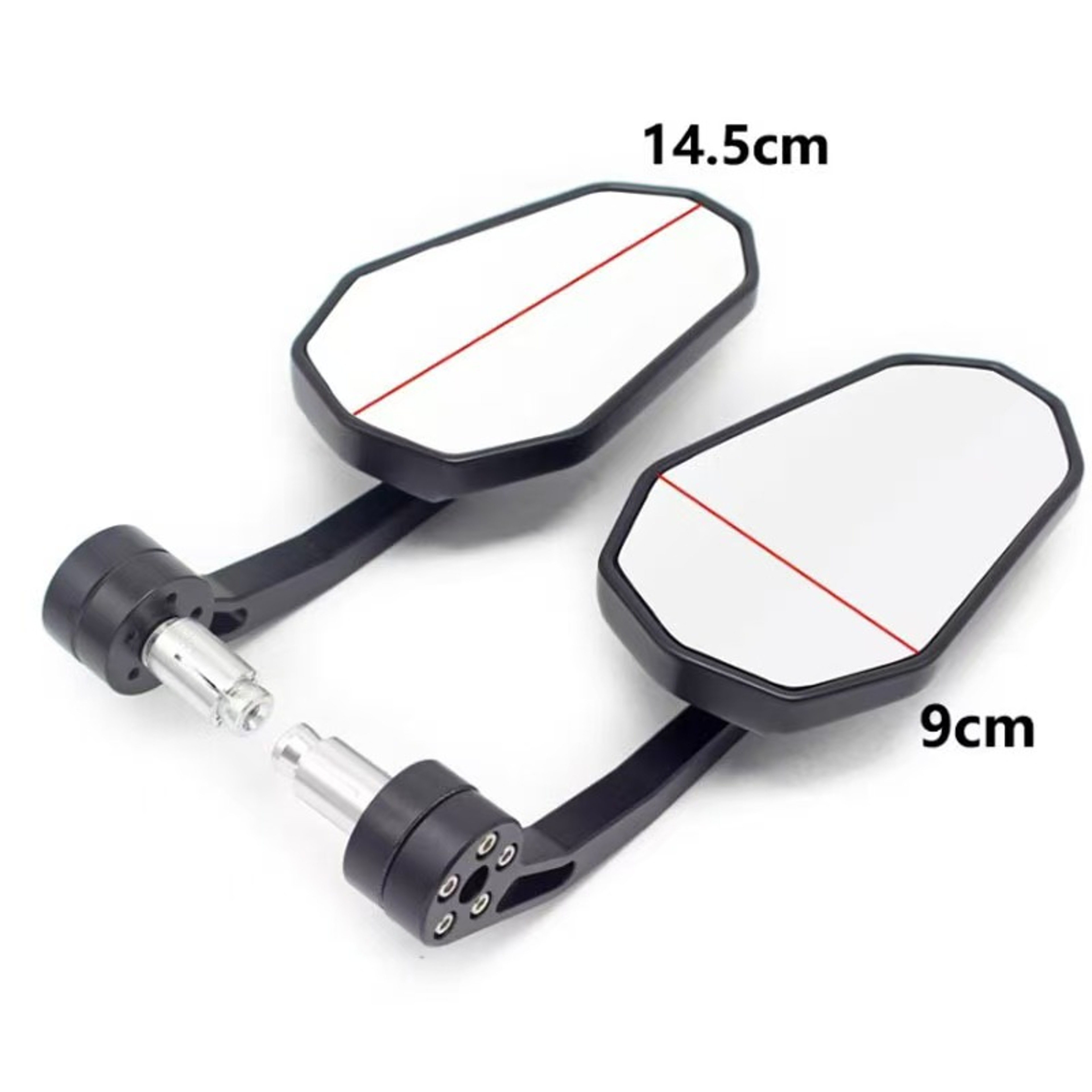 Universal Motorcycle Bar End Rearview Mirror for KTM Duke Series and Sport Bikes – view 7