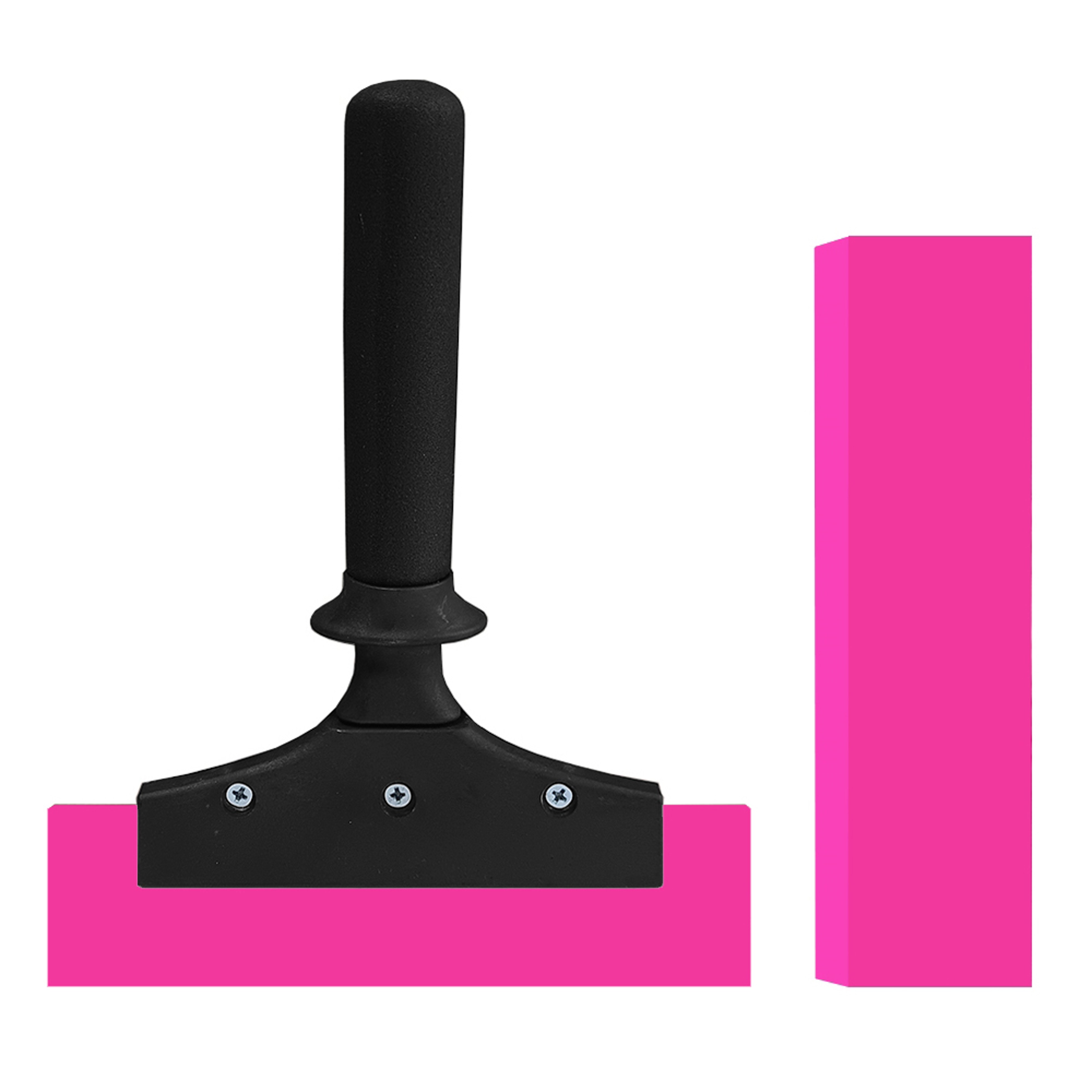 Long Handle Car Water Scraper Cleaner with Rubber Blade for Windows and Snow Removal – view 1