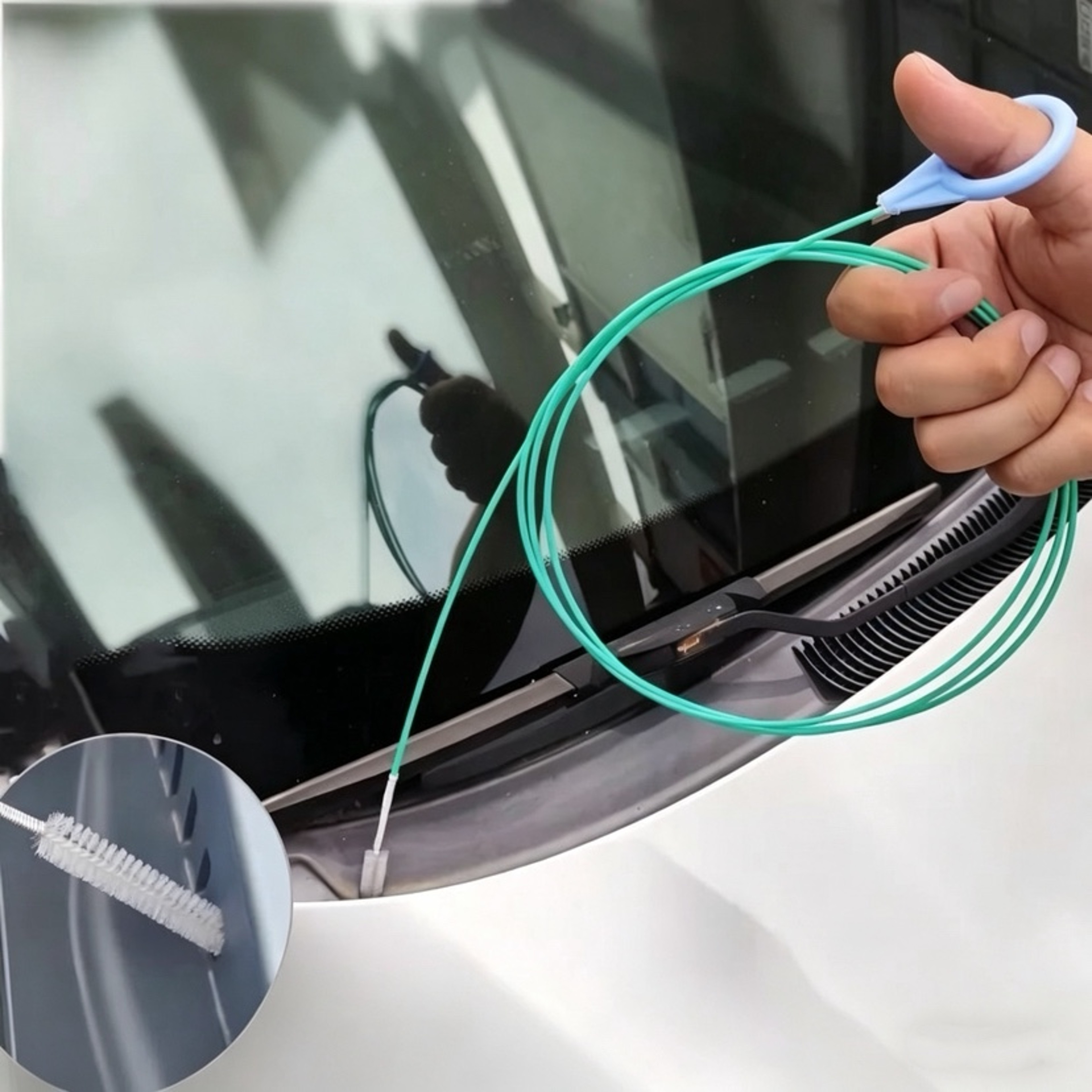 Car Sunroof Drain Cleaner Brush Long Reach Hose Unclogger Tool for Auto Maintenance – view 1