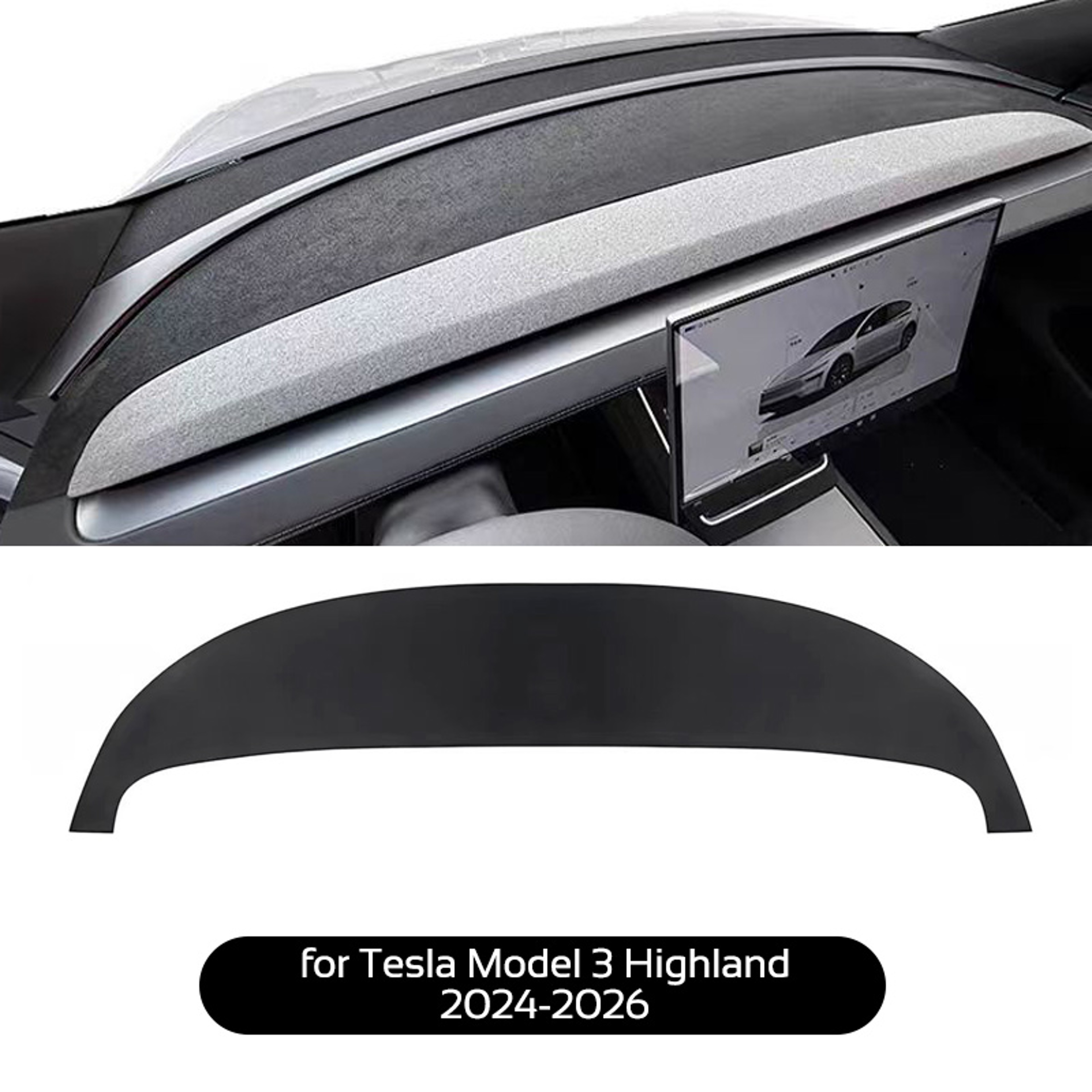 Anti Glare Dashboard Cover And UV Protection Dash Mat 7
