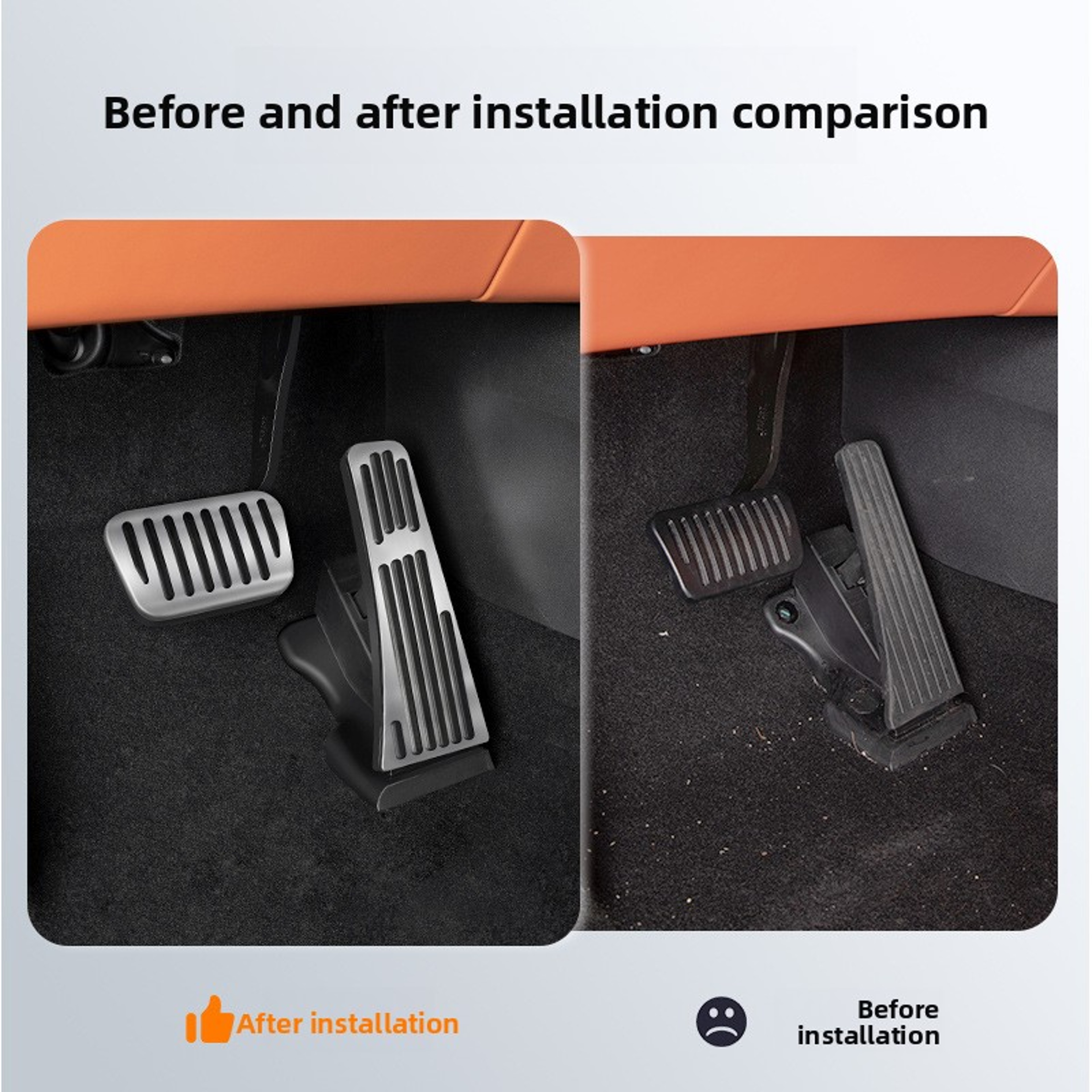 BYD Sealion Non Slip Aluminum Pedal Rest Set 4