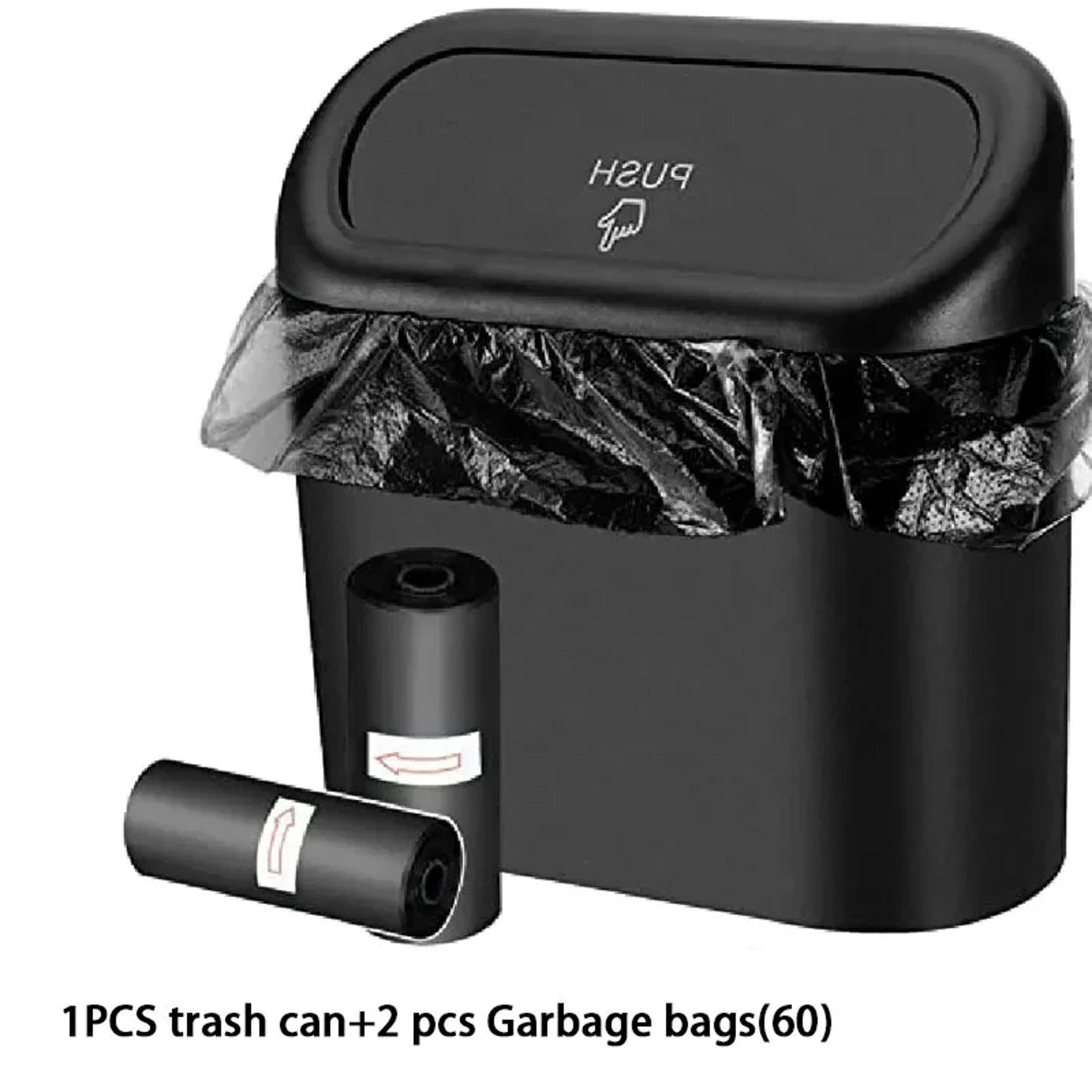 Car Trash Can Set with Lids and Bags – view 7