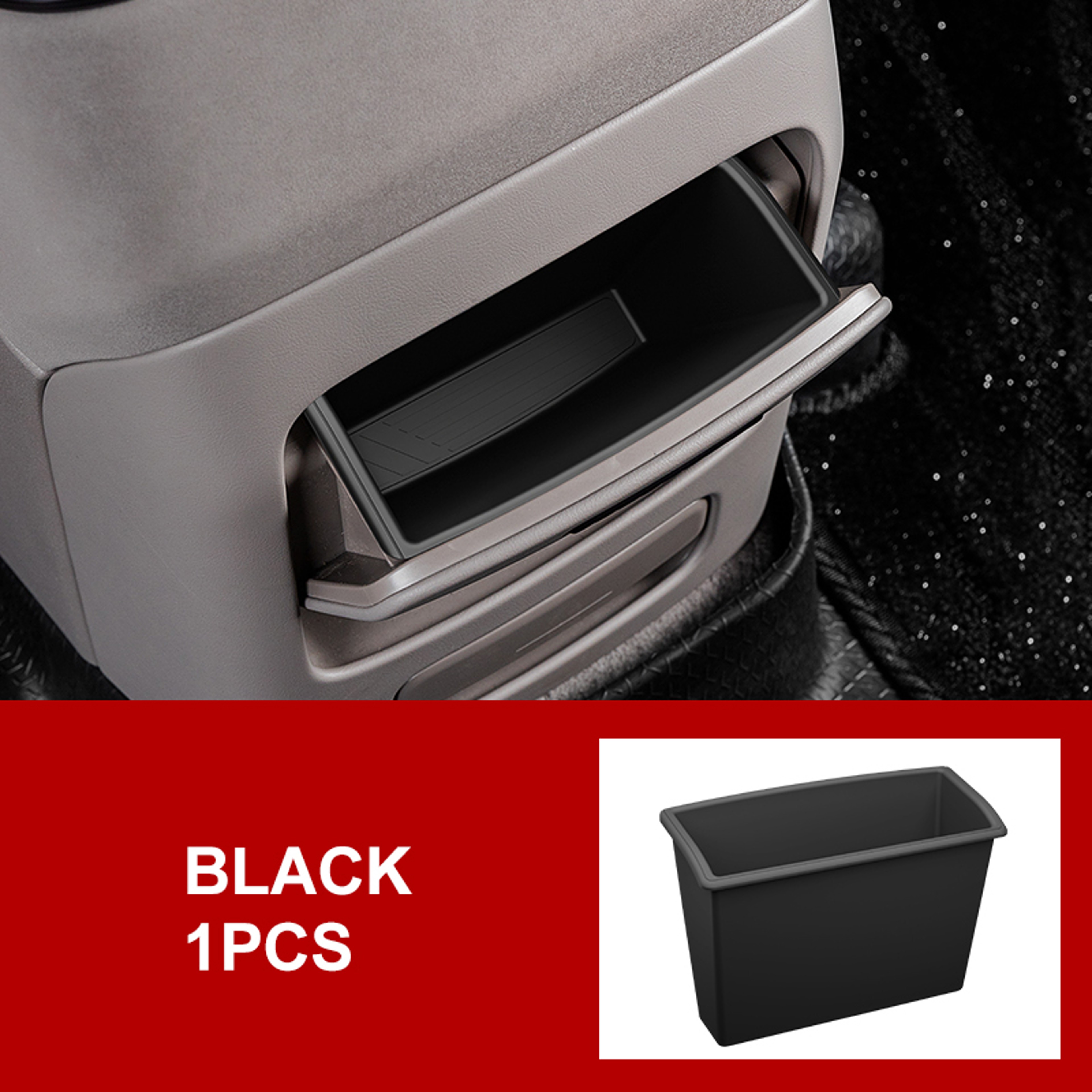 Rear Armrest Storage Box And Car Trash Can 6