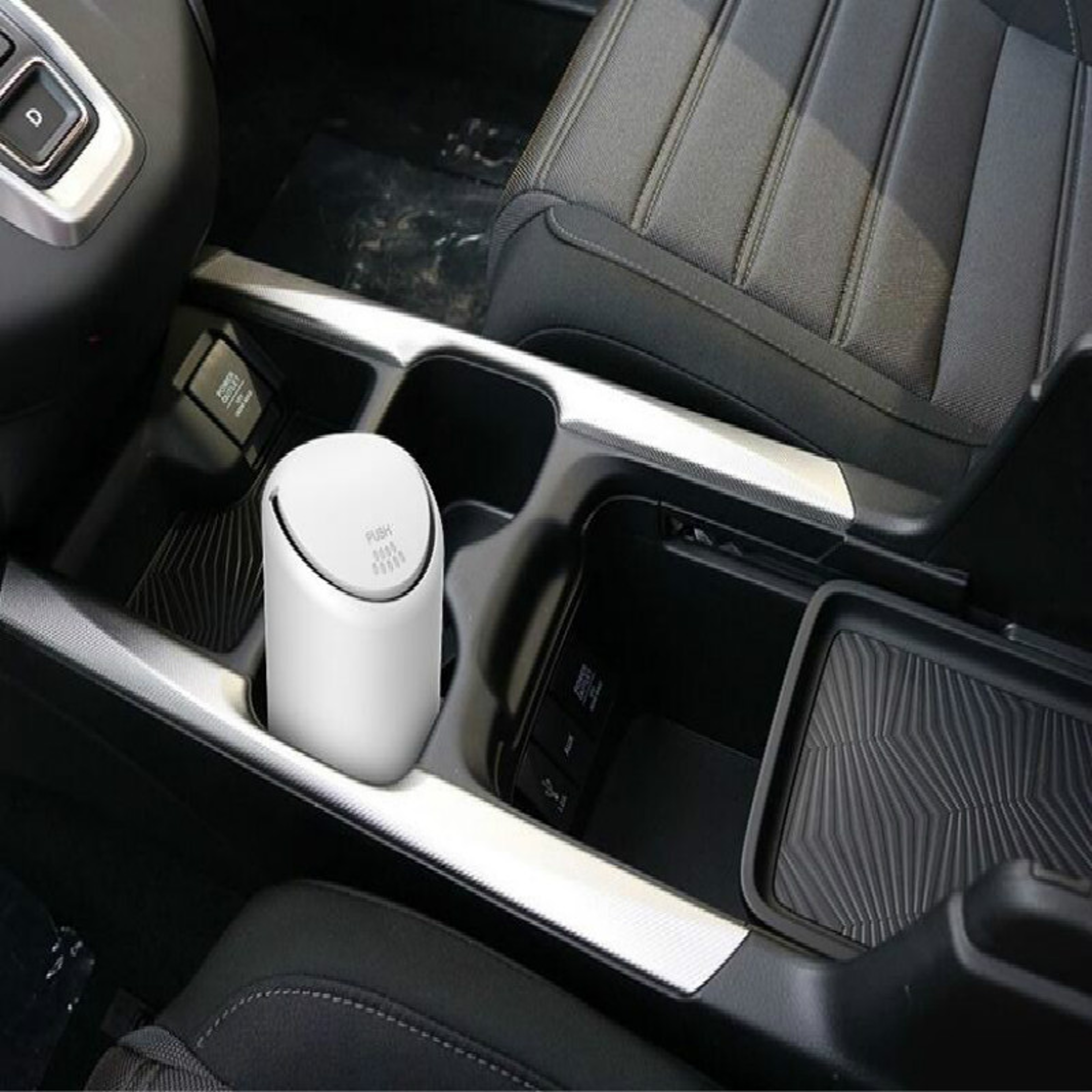 Compact Car Trash Can And Vehicle Organizer 2