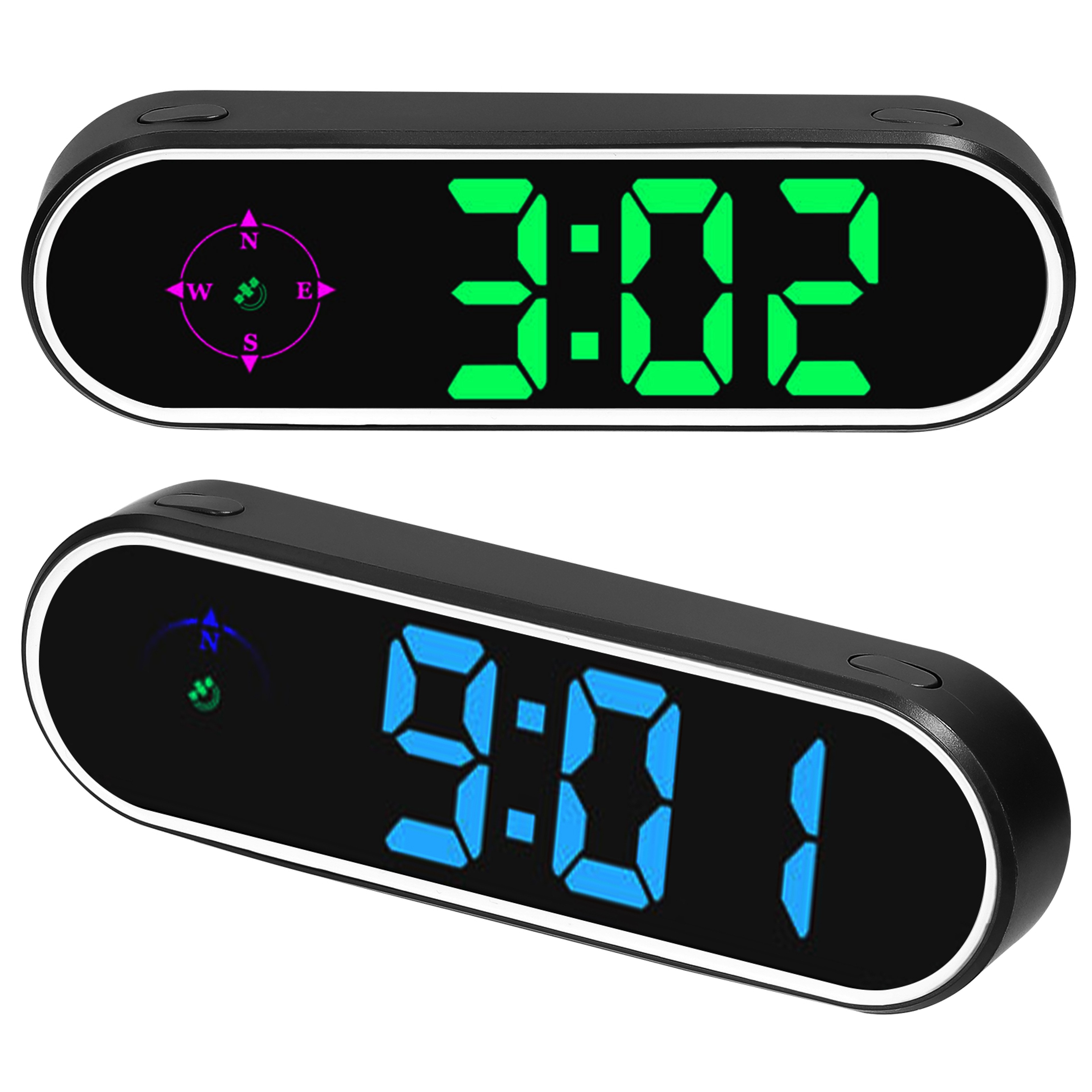 DriveView GPS Digital Speedometer with LED Display and Overspeed Alarm – view 1