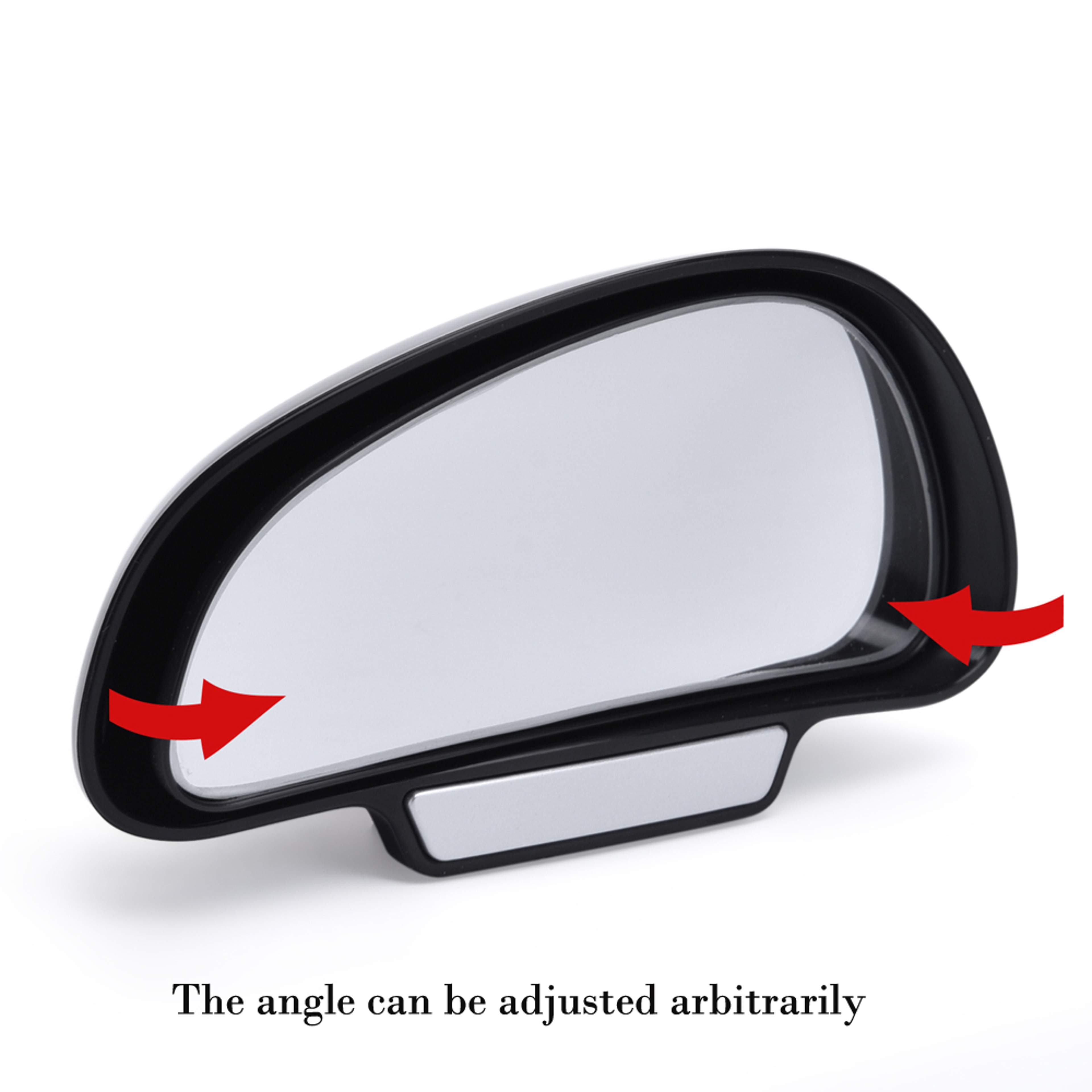 Adjustable Blind Spot Mirror With Wide Angle Snap On Design 4