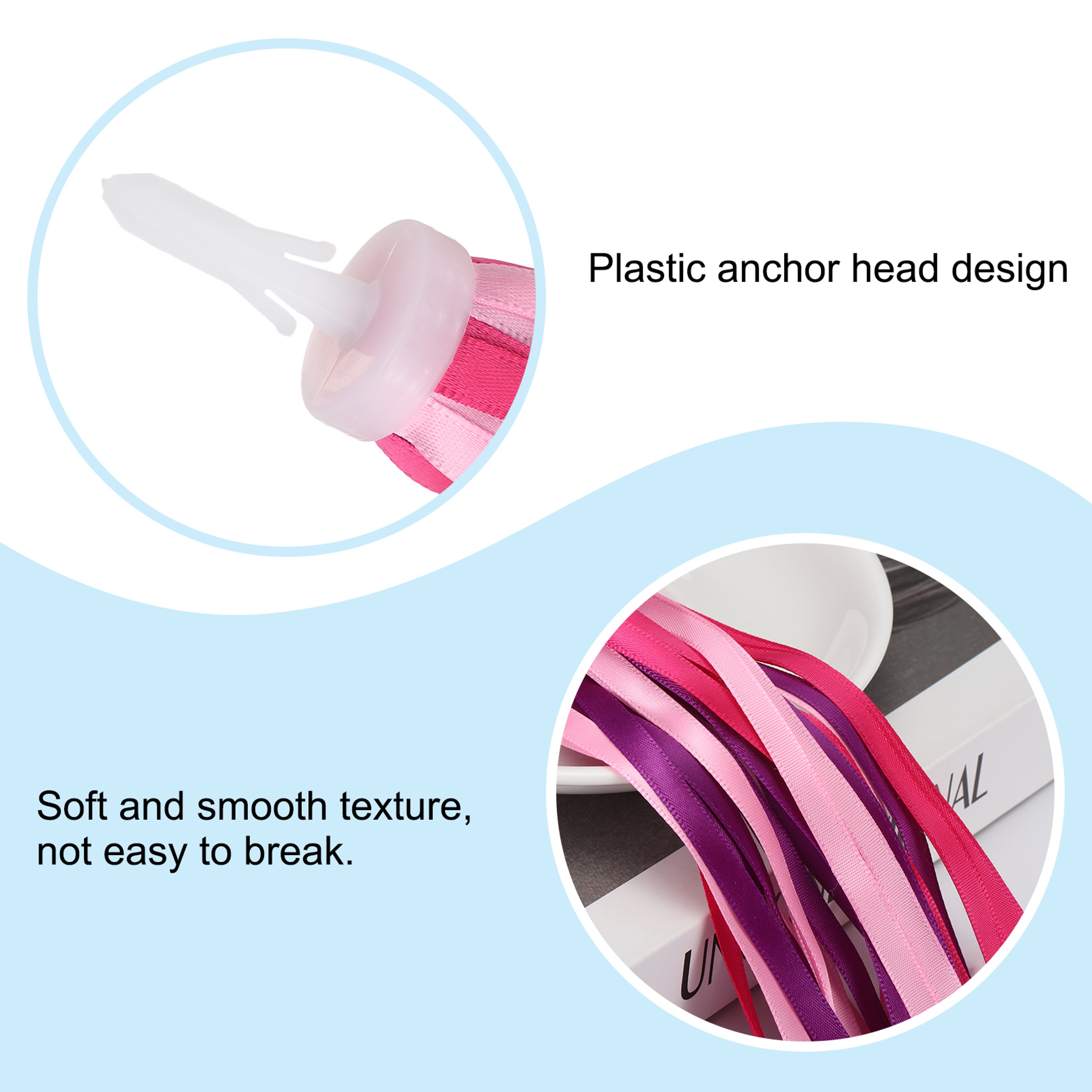Colorful Kids Bike Handlebar Streamers For Bicycles And Scooters 3