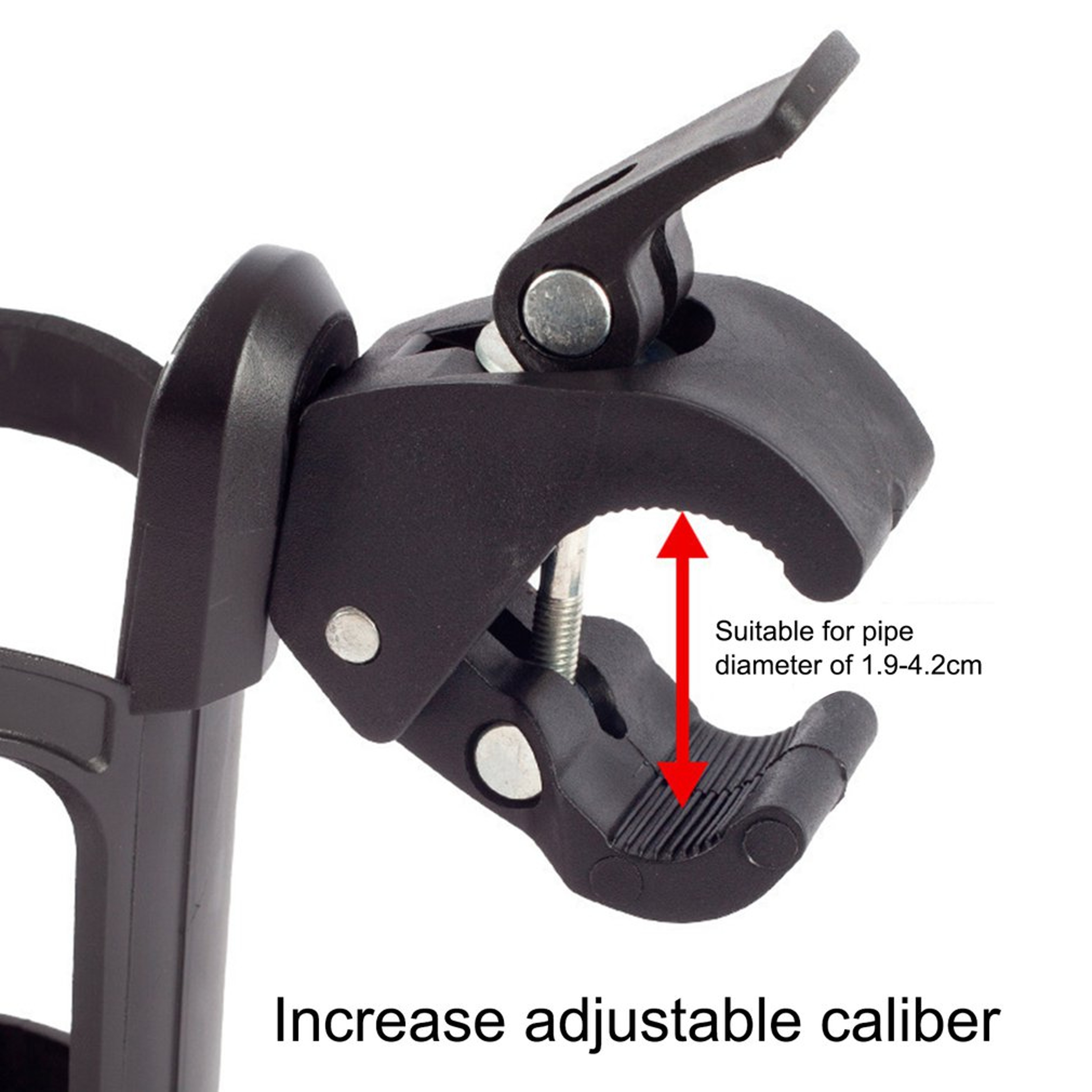 Universal Bike And Stroller Cup Holder With Adjustable Handlebar Mount 4