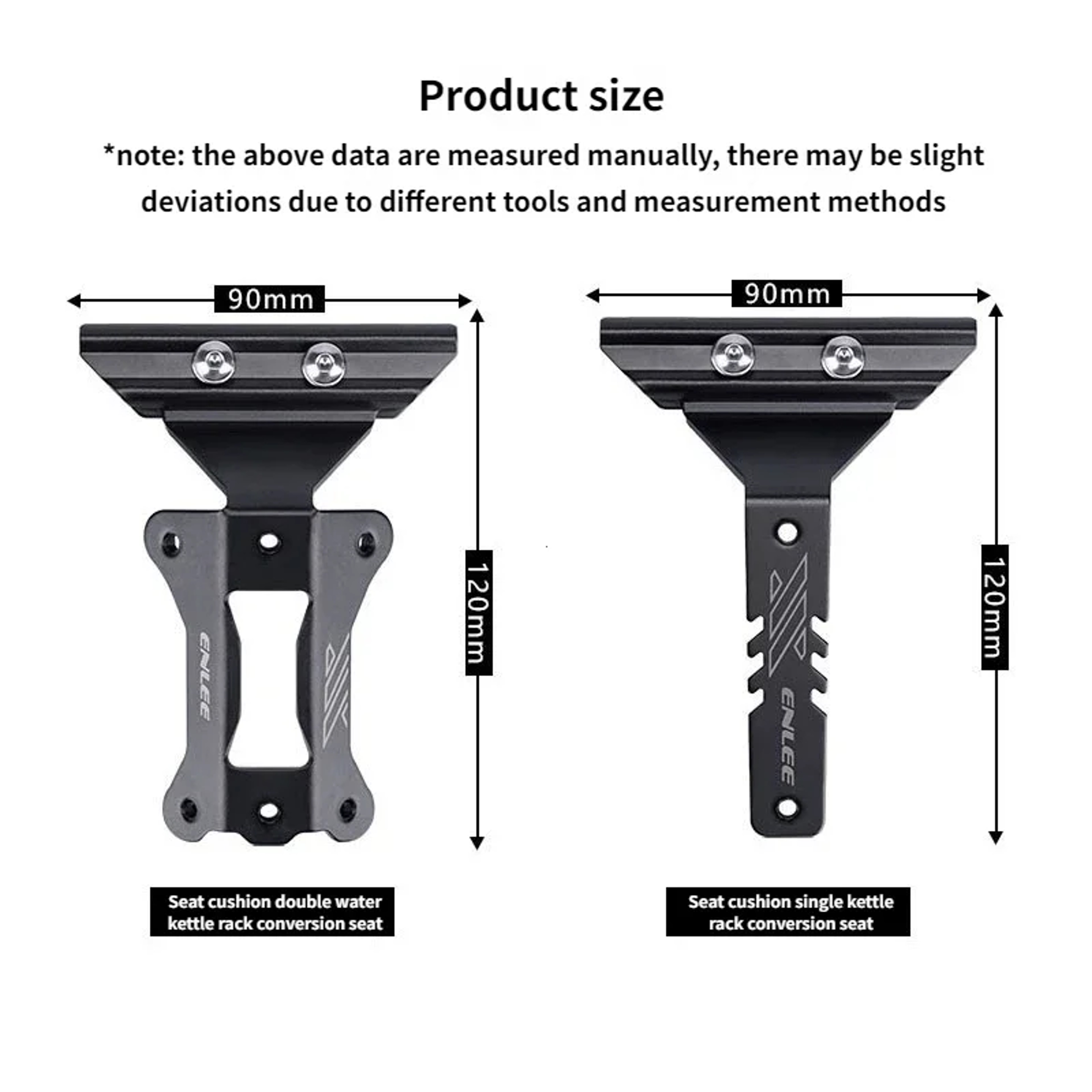 Aluminum Bike Saddle Bottle Cage Mount – view 5